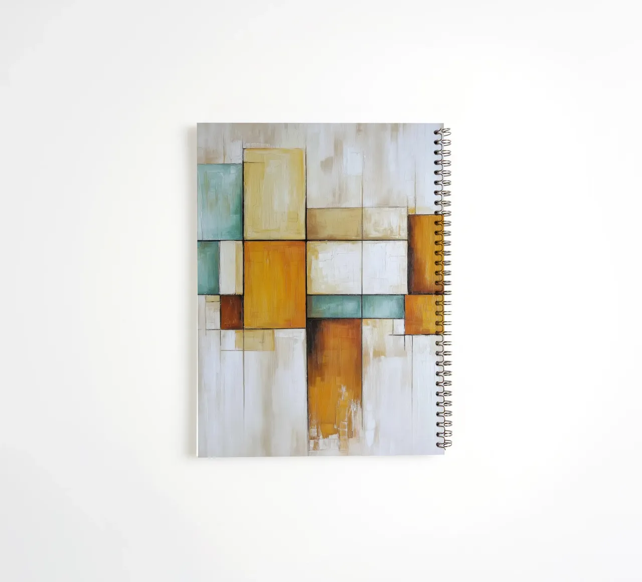 Abstract surfaces spiral notebook by Imagine