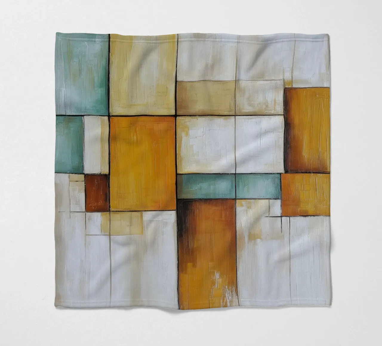 Abstract surfaces fleece blanket by Imagine