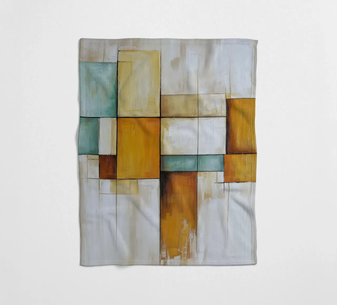 Abstract surfaces fleece blanket by Imagine
