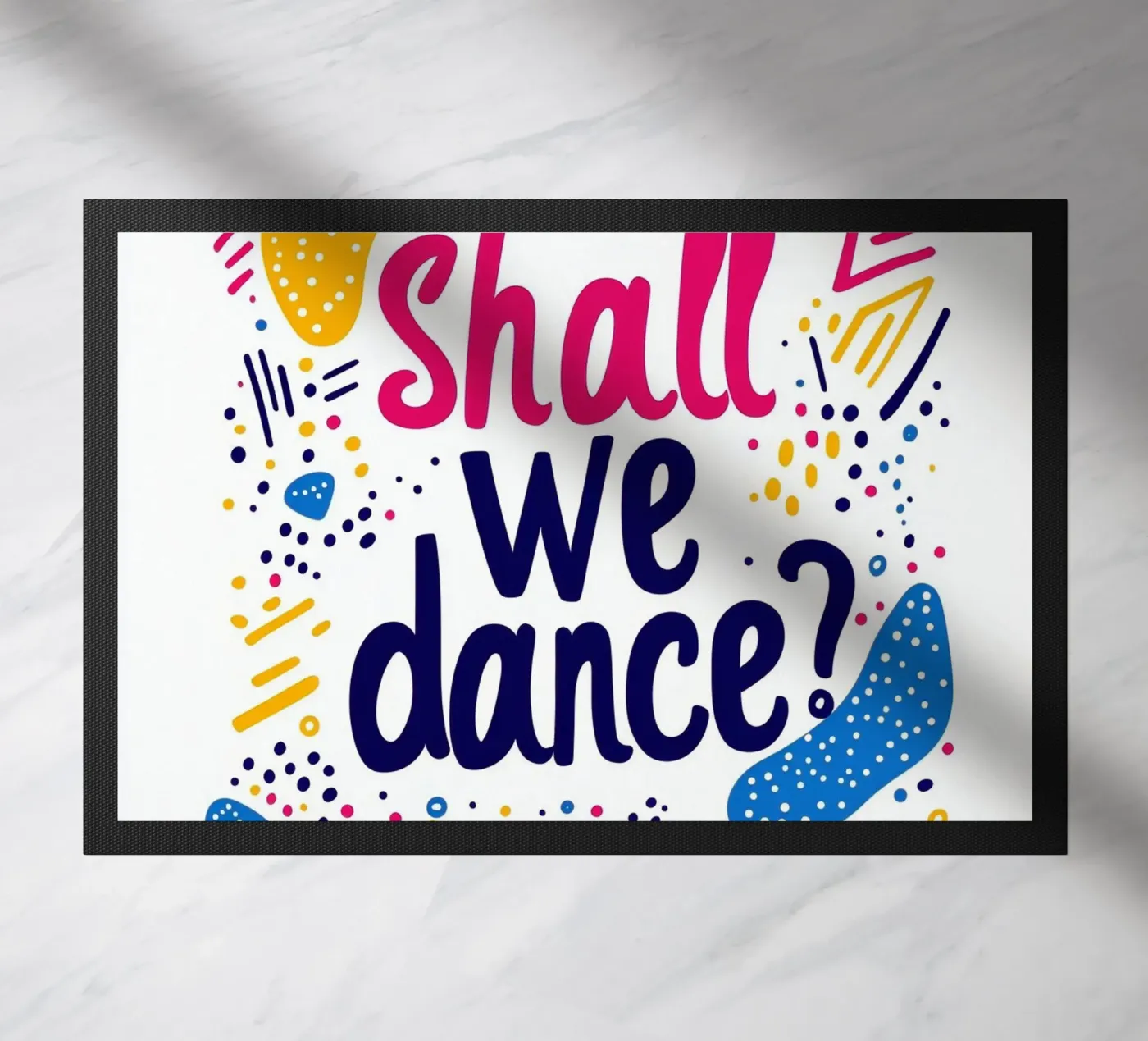 Shall we Dance ? - 2 deurmat van Art Typo Essentiel