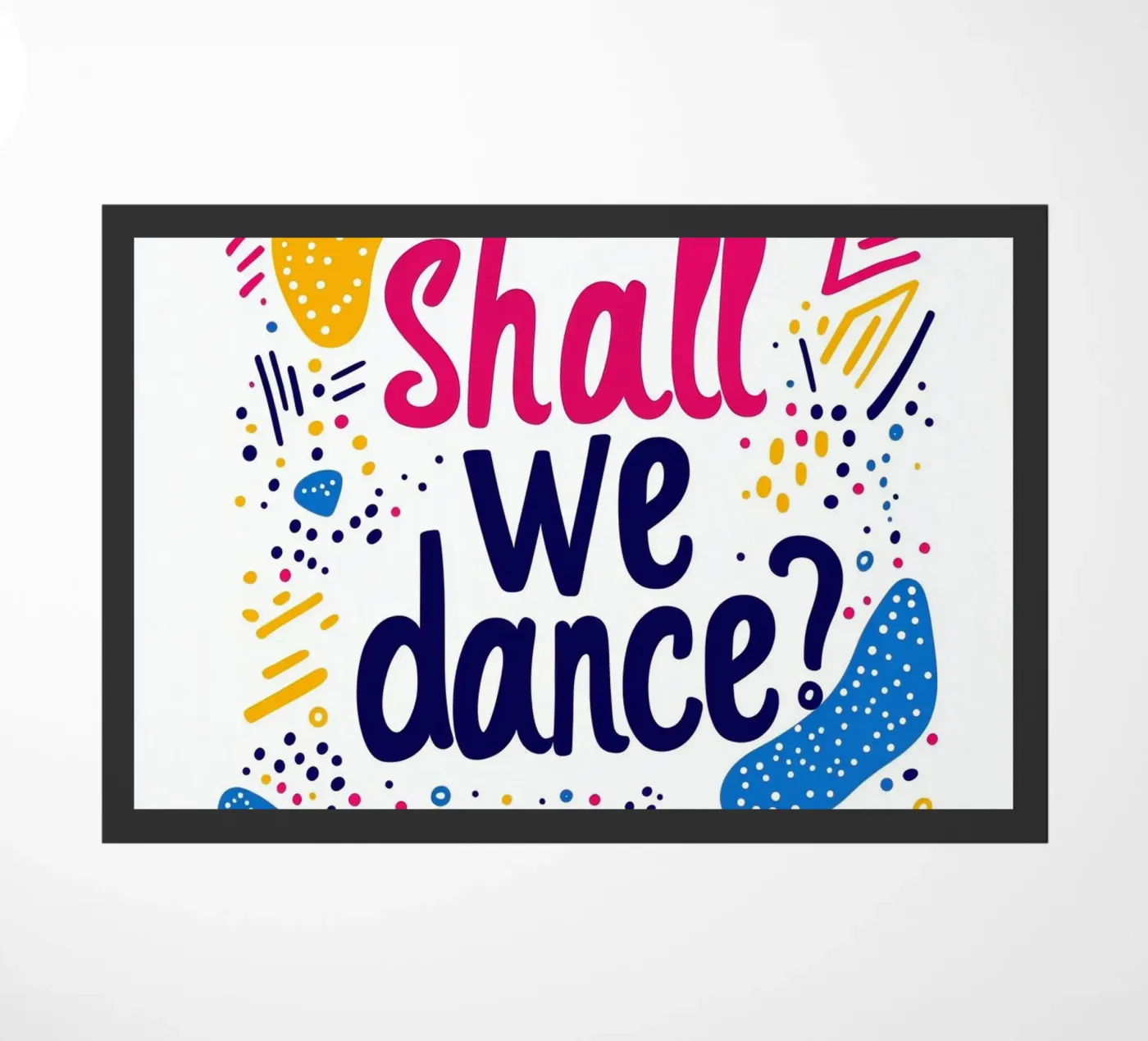 Shall we Dance ? - 2 deurmat van Art Typo Essentiel