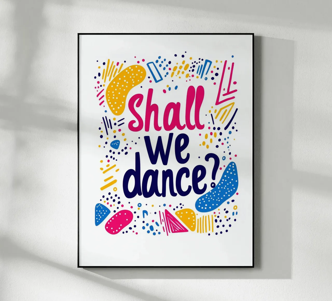 Shall we Dance ? - 2 plexiglass da Art Typo Essentiel