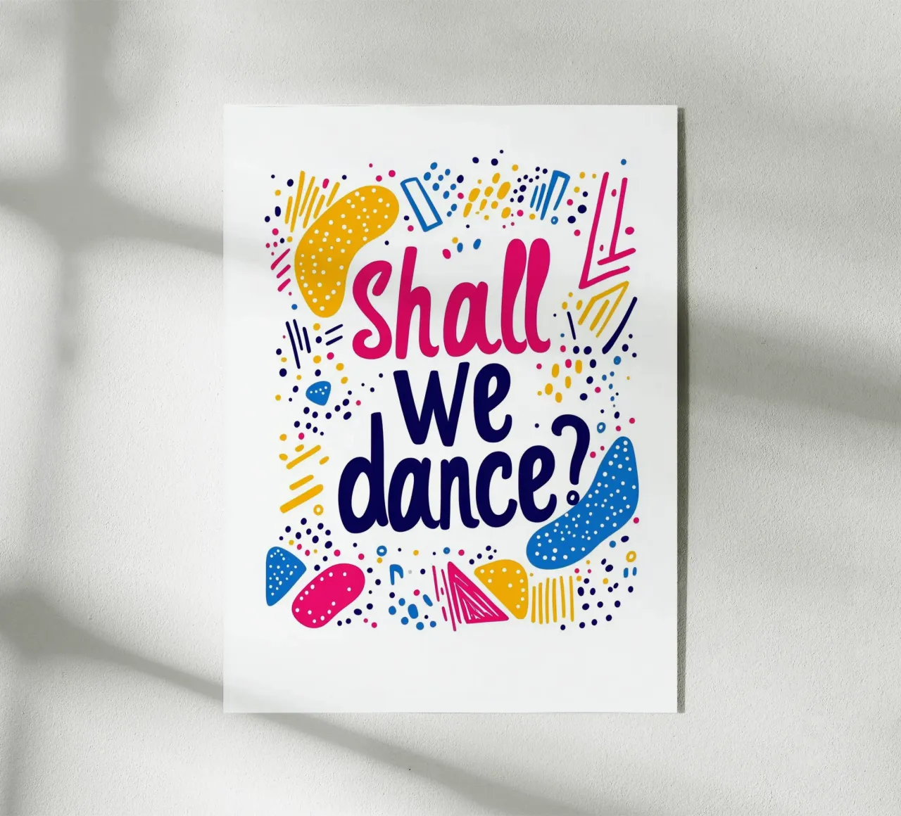 Shall we Dance ? - 2 plexiglass da Art Typo Essentiel