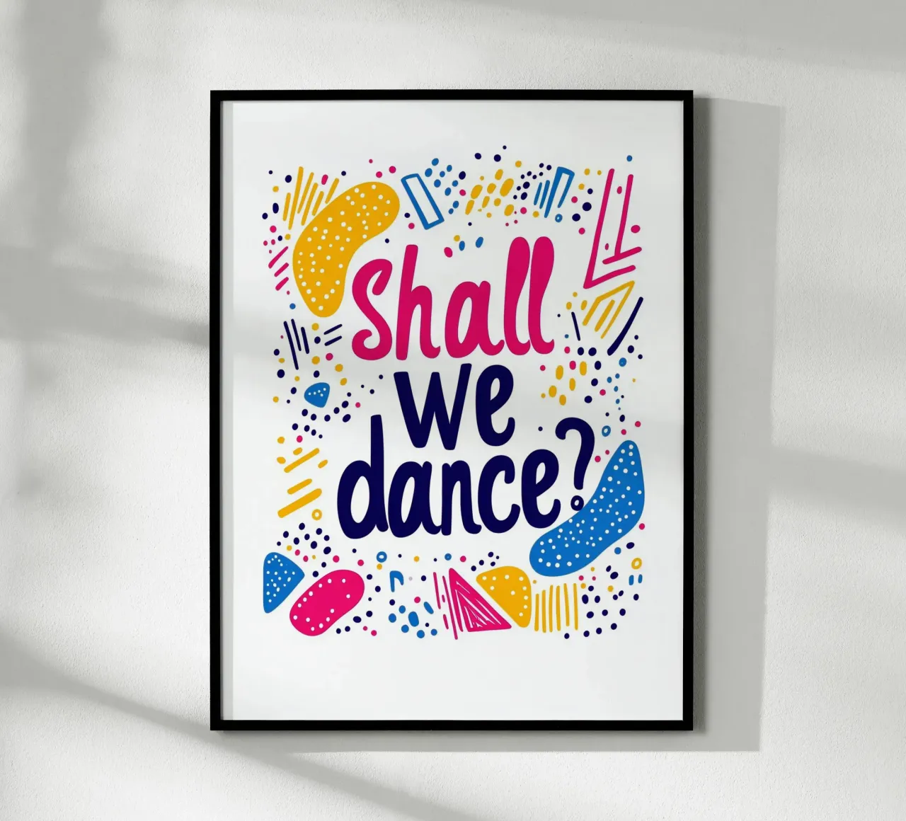 Shall we Dance ? - 2 poster with plastic frame by Art Typo Essentiel