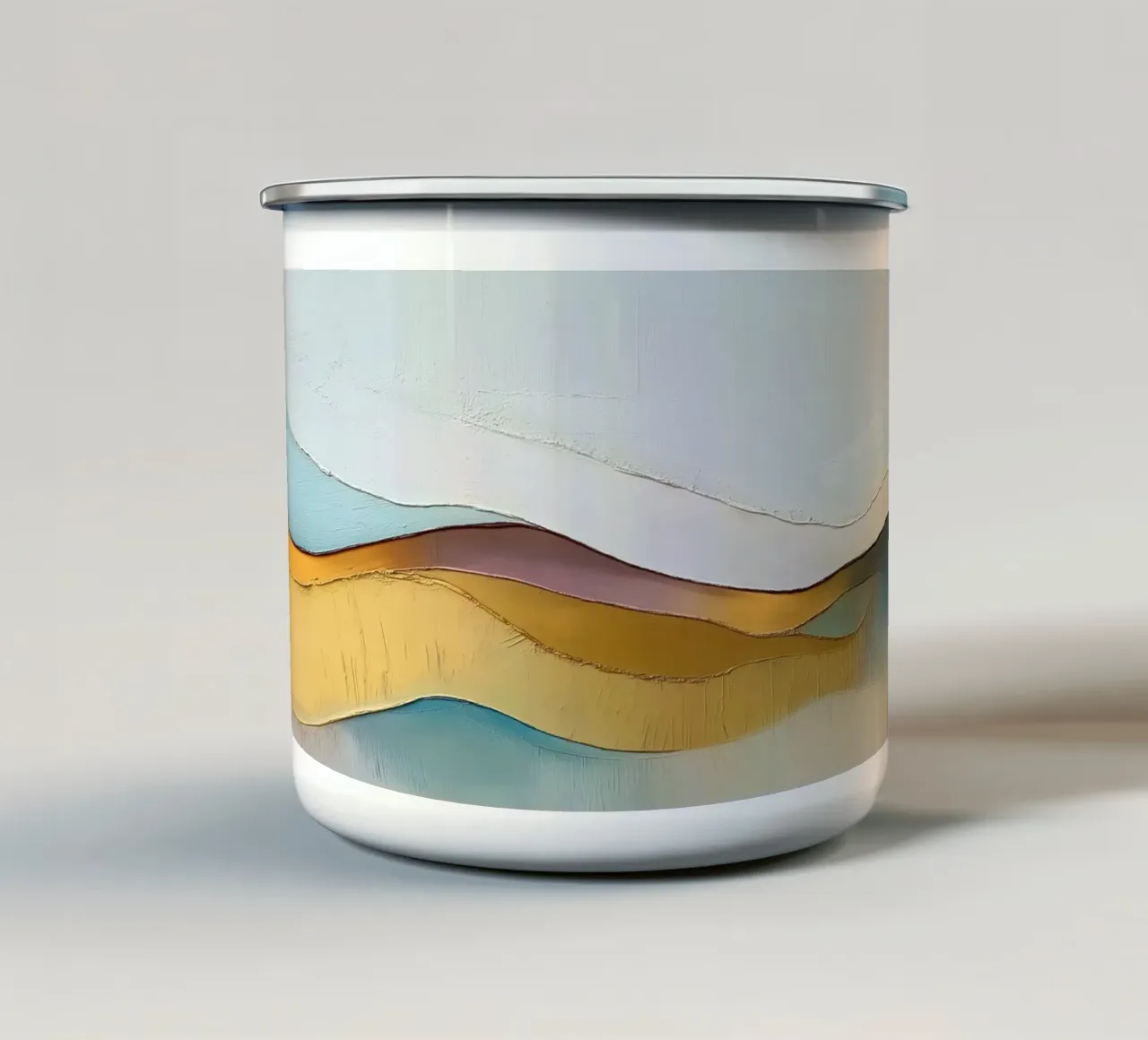 Paesaggio astratto tazza in smalto da Imagine