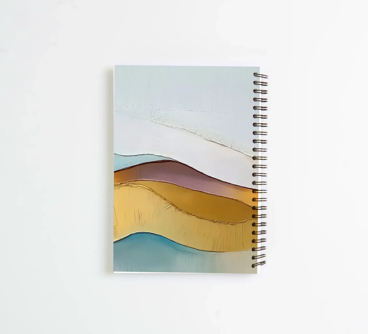 Abstract landscape spiral notebook by Imagine