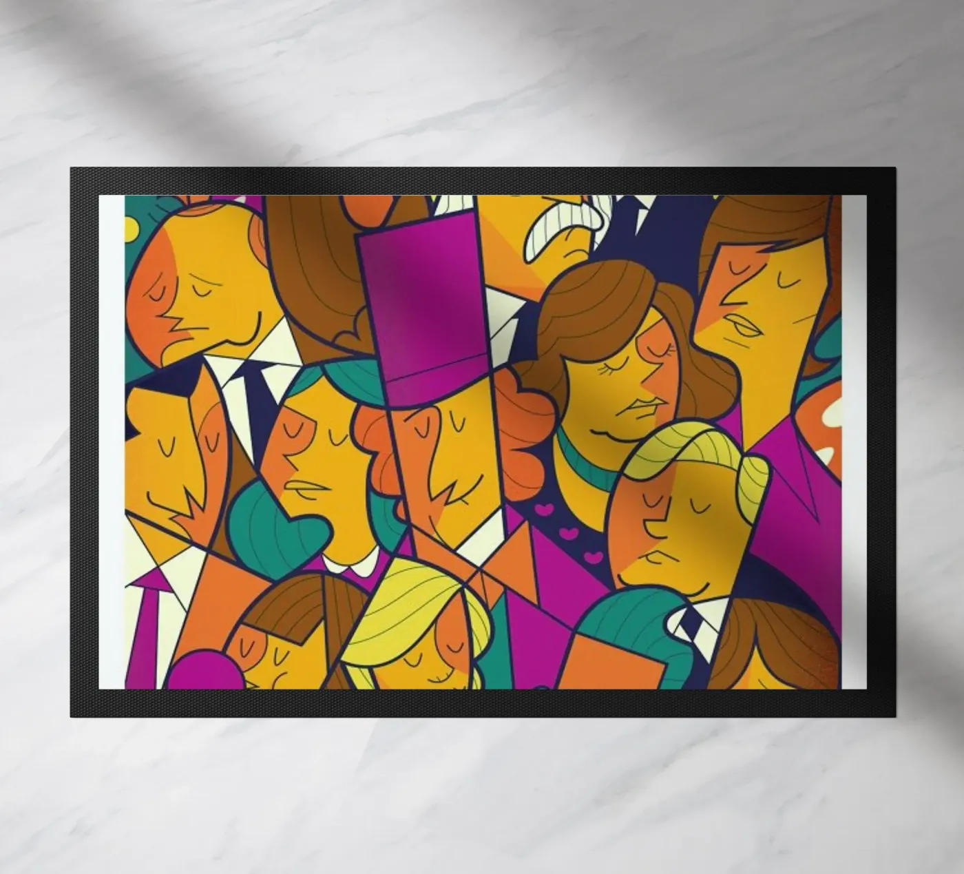 Willy Wonka Fußmatte von Ale Giorgini