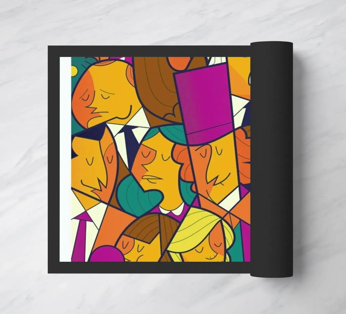 Willy Wonka Fußmatte von Ale Giorgini