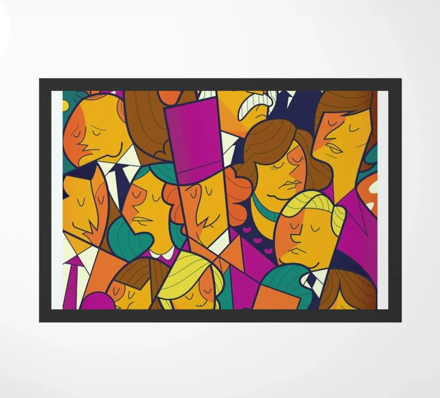 Willy Wonka Fußmatte von Ale Giorgini