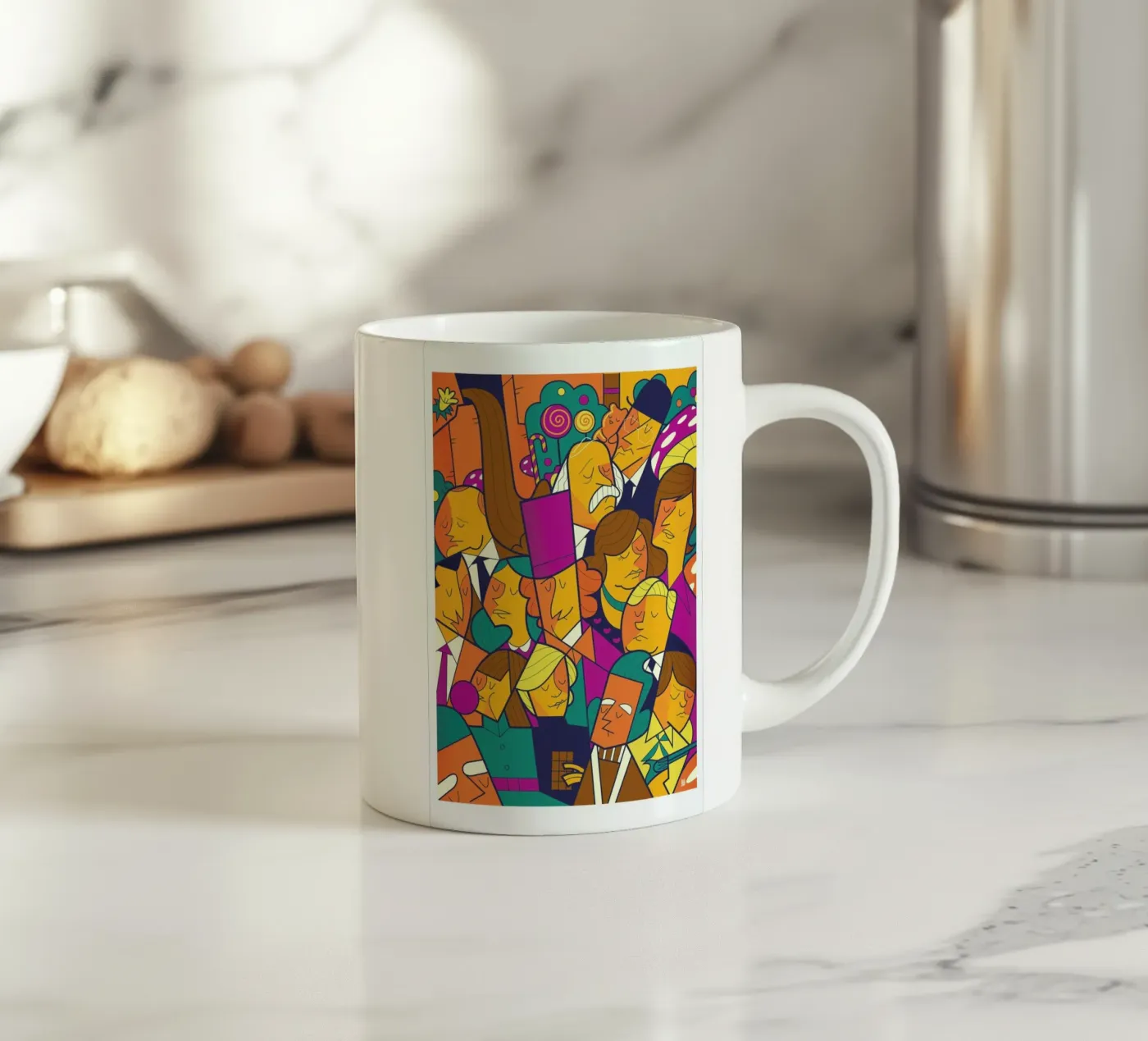 Willy Wonka ceramic mug by Ale Giorgini