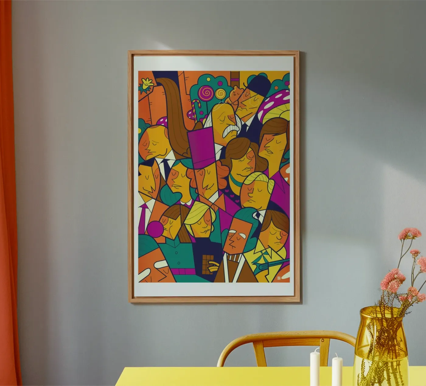 Willy Wonka alluminio dibond da Ale Giorgini