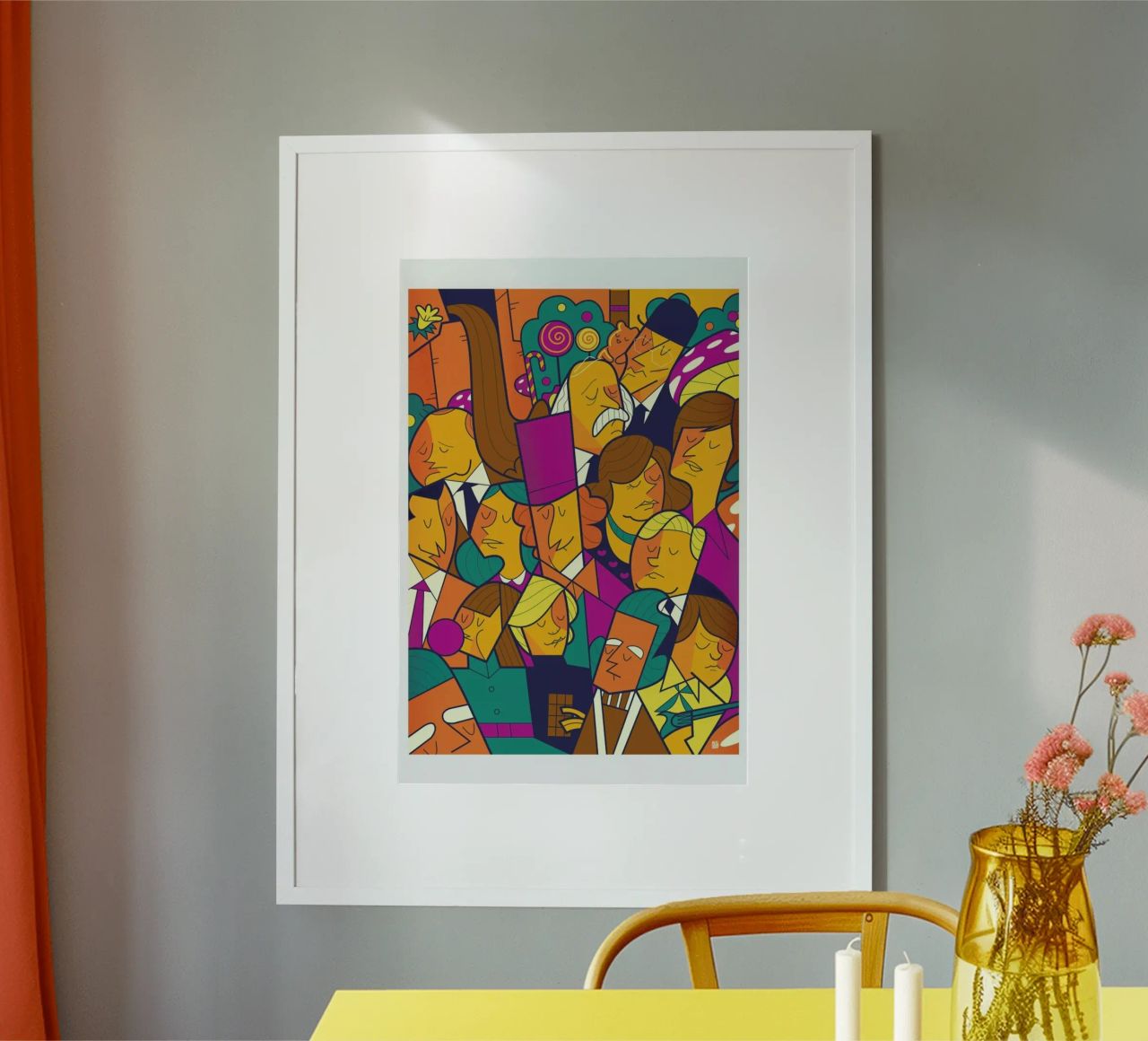 Willy Wonka poster de Ale Giorgini