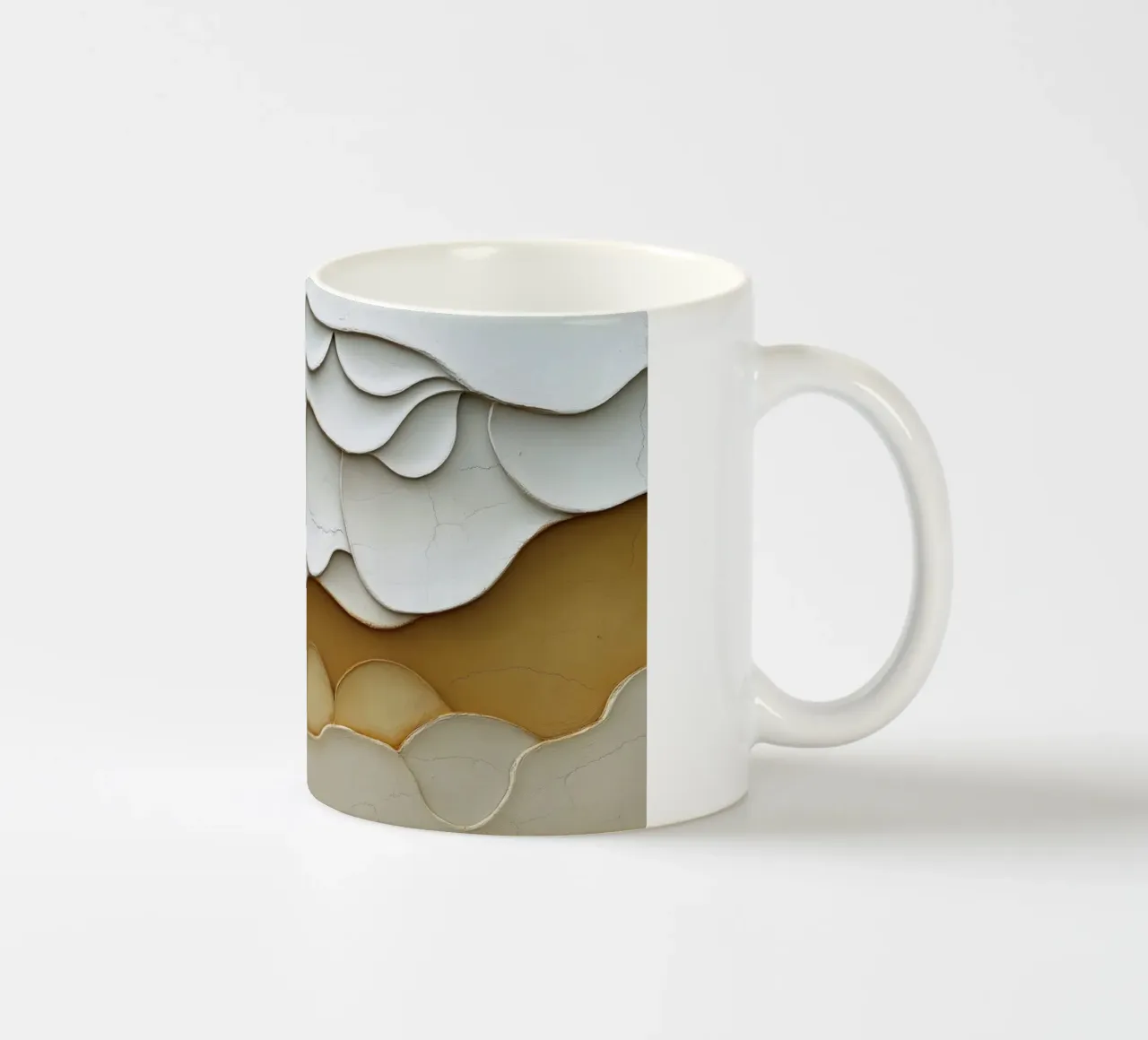 Forme organiche astratte tazza in ceramica da Imagine