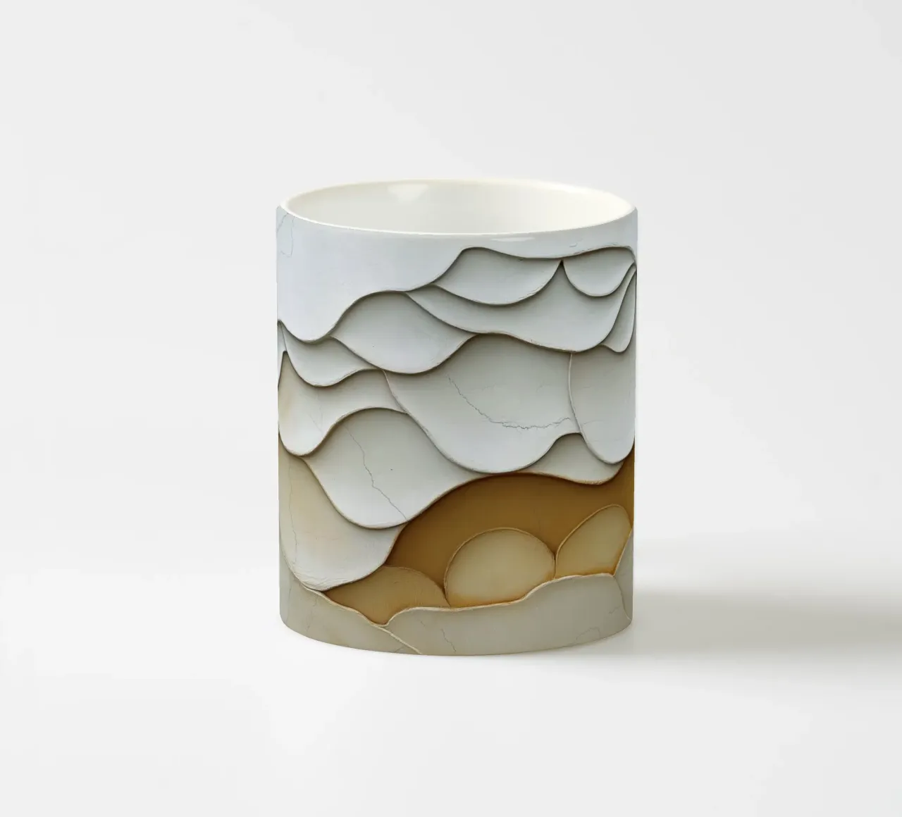 Forme organiche astratte tazza in ceramica da Imagine