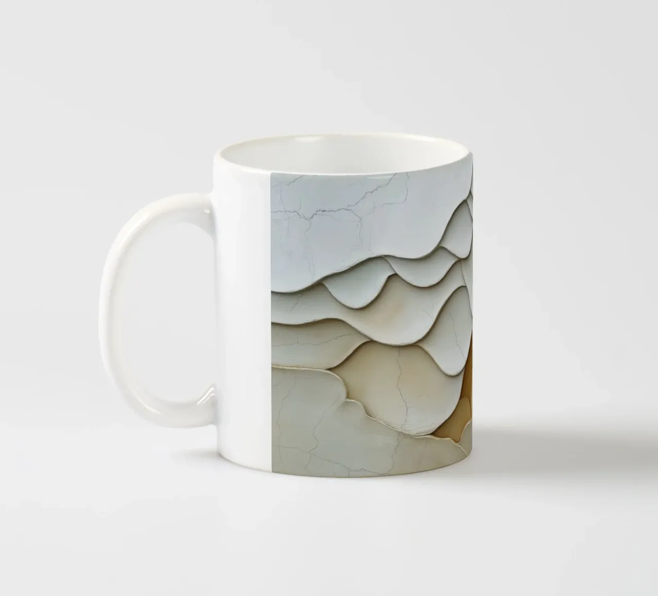 Forme organiche astratte tazza in ceramica da Imagine