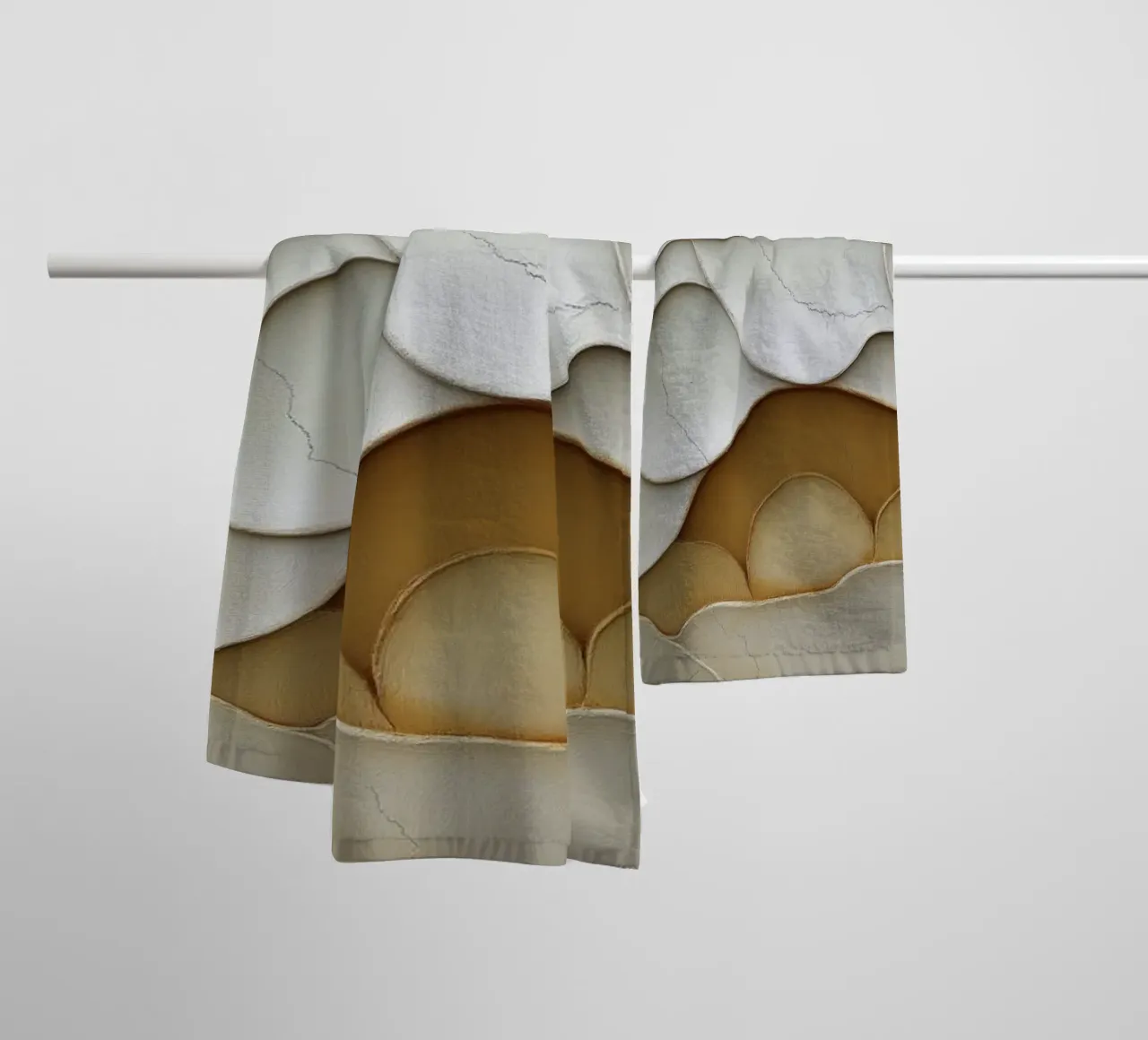 Forme organiche astratte asciugamano da bagno da Imagine