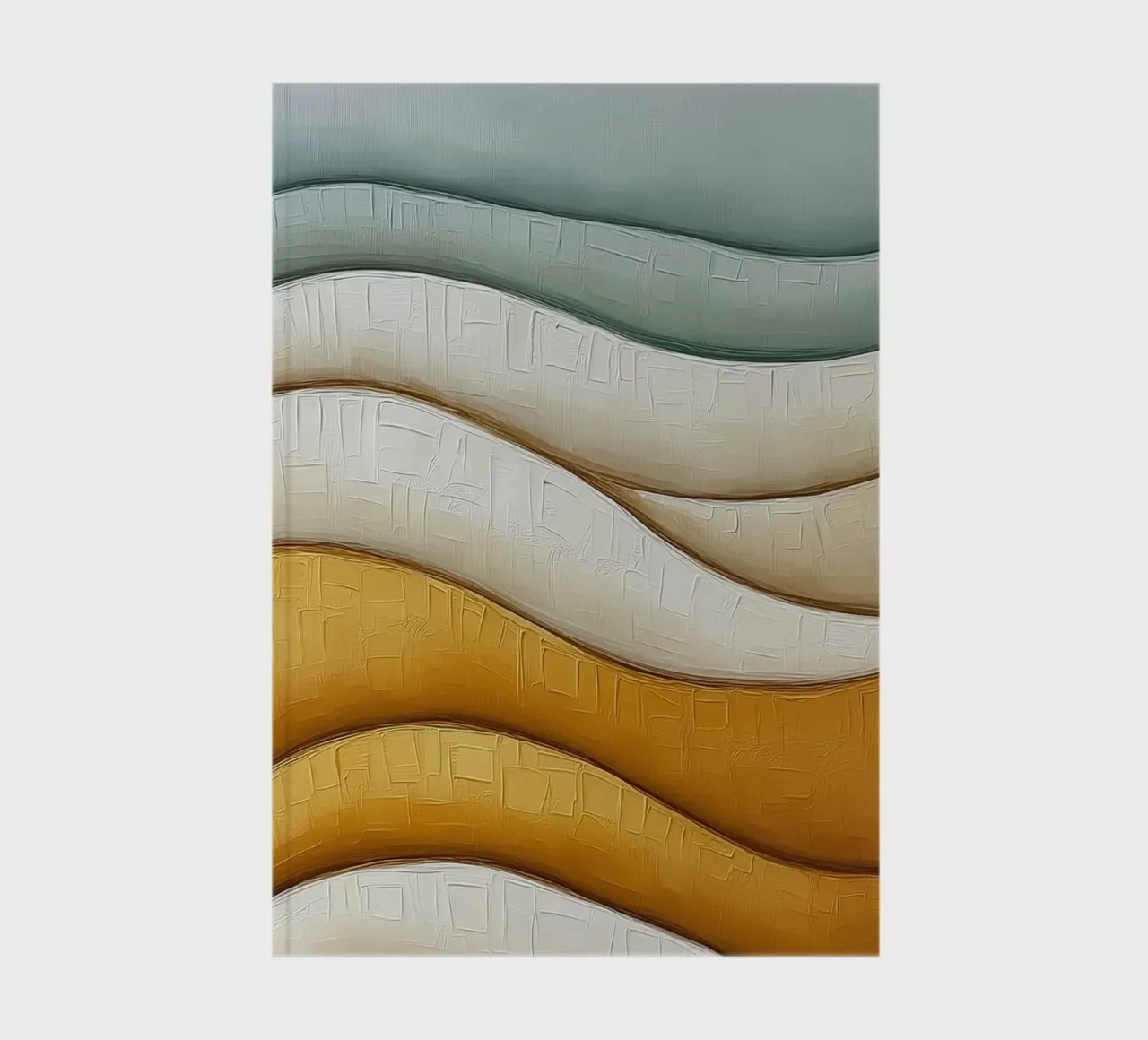 Abstract waves notebook by Imagine