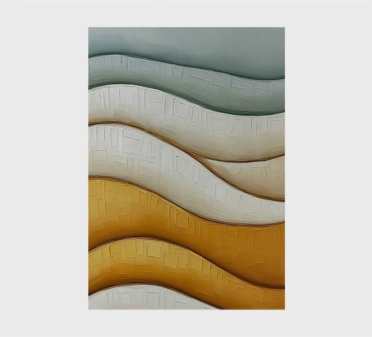 Abstract waves notebook by Imagine