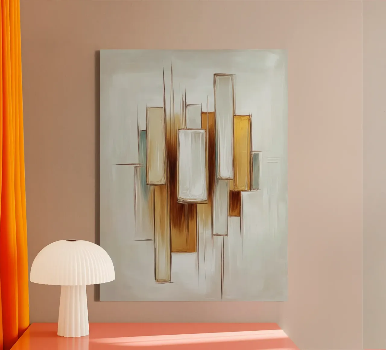 Rectángulos abstractos lienzo de Imagine