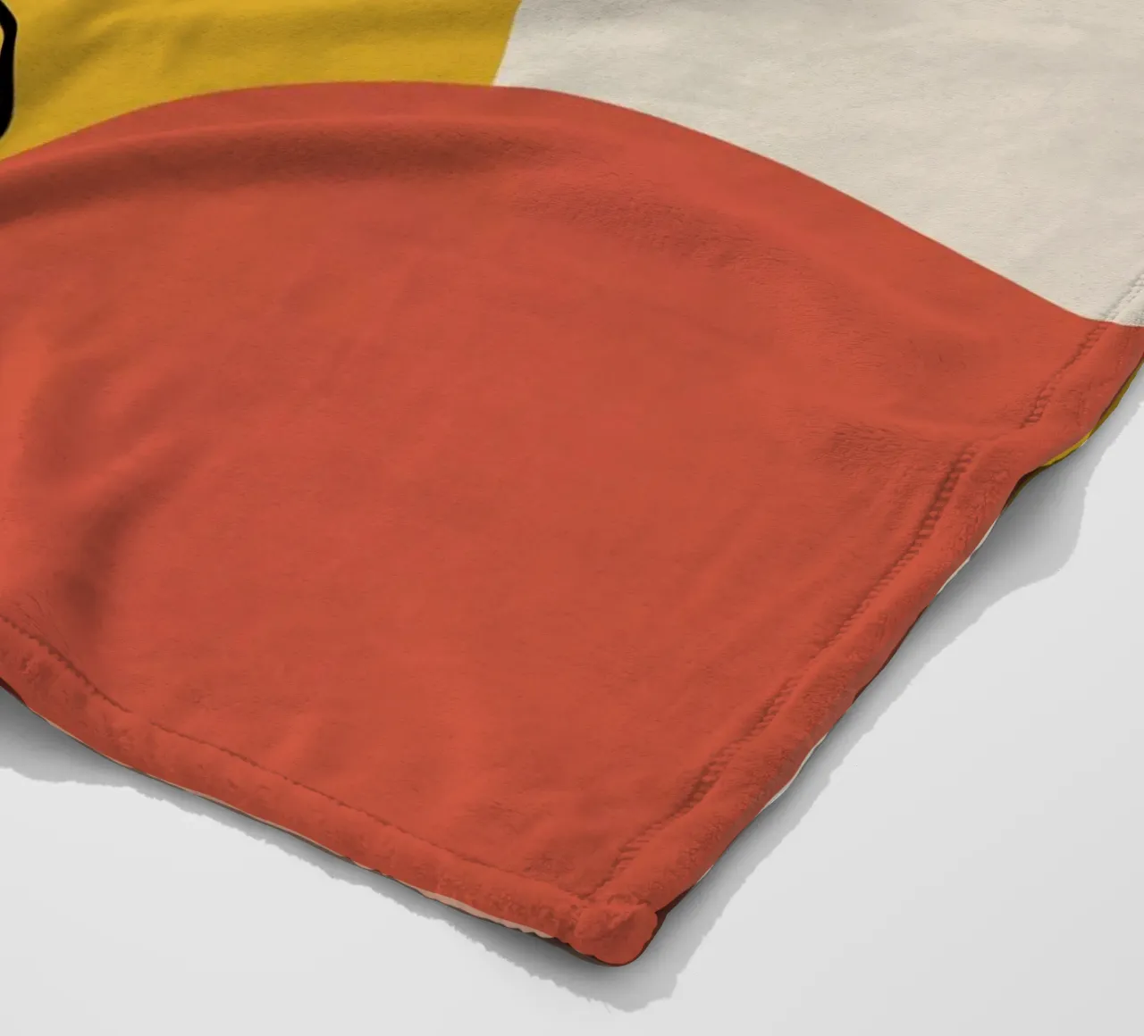 Continuous black line and colors coperta in pile da LisaArtes