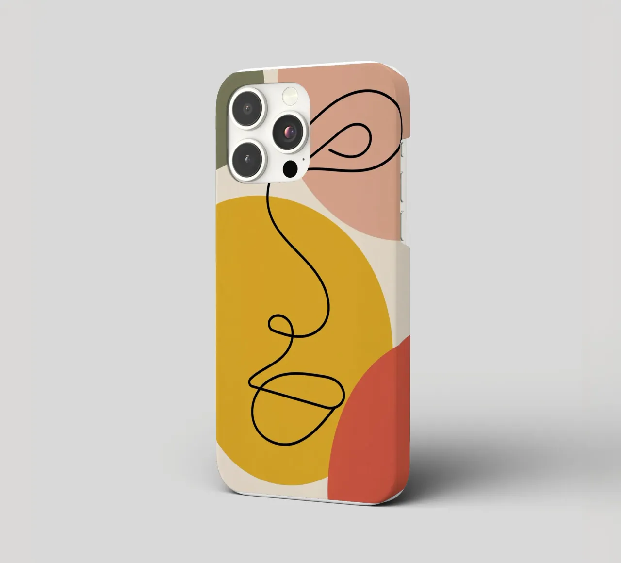 Continuous black line and colors cover iphone da LisaArtes