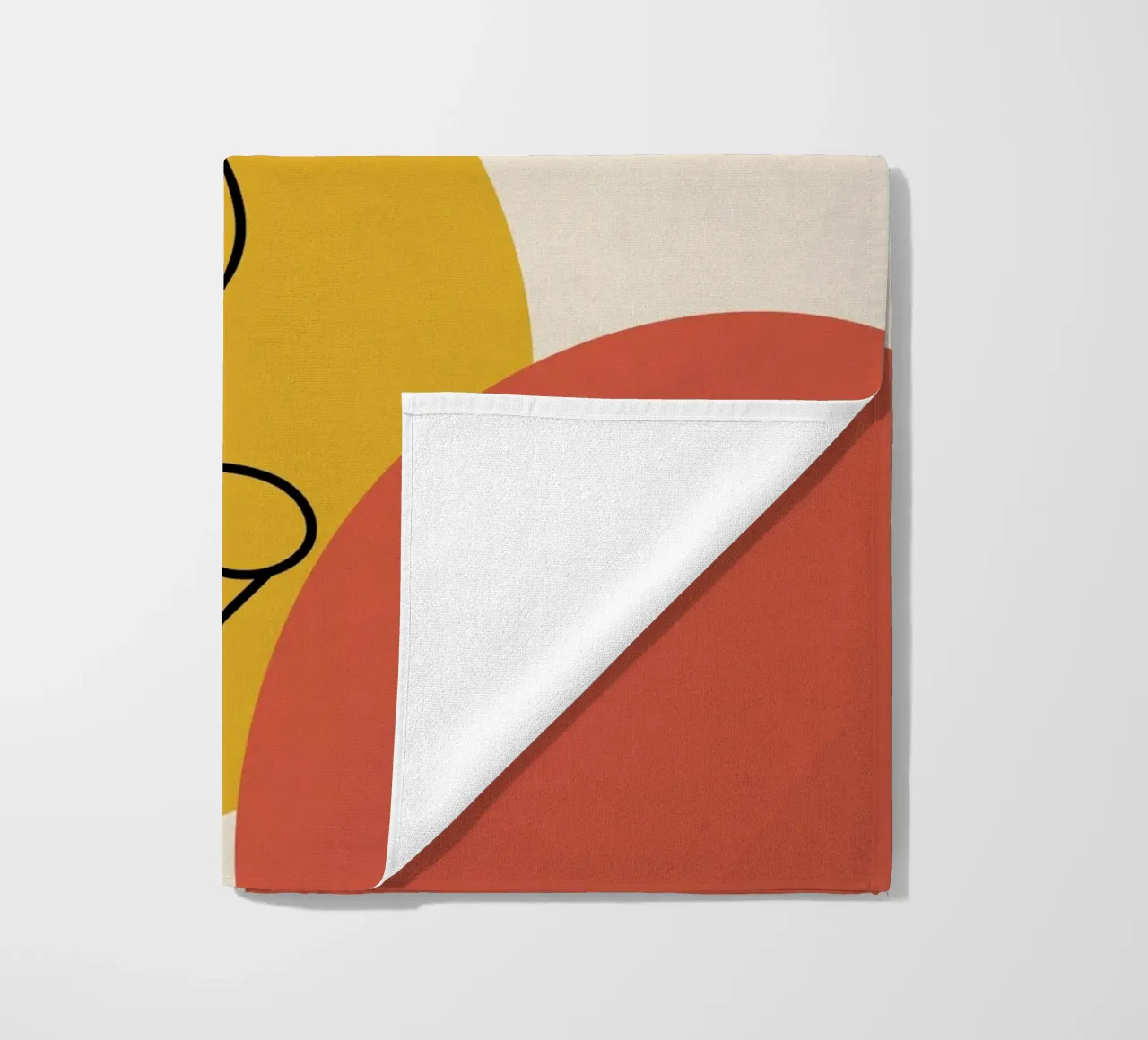 Continuous black line and colors telo mare da LisaArtes