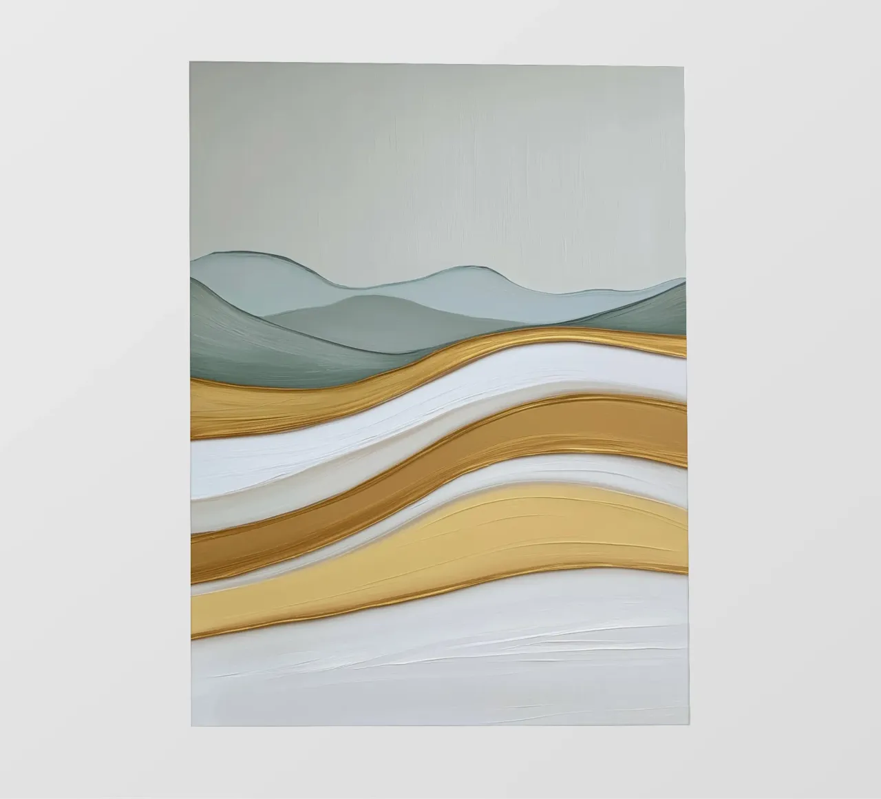 Paesaggio astratto con colline telo in pvc da Imagine