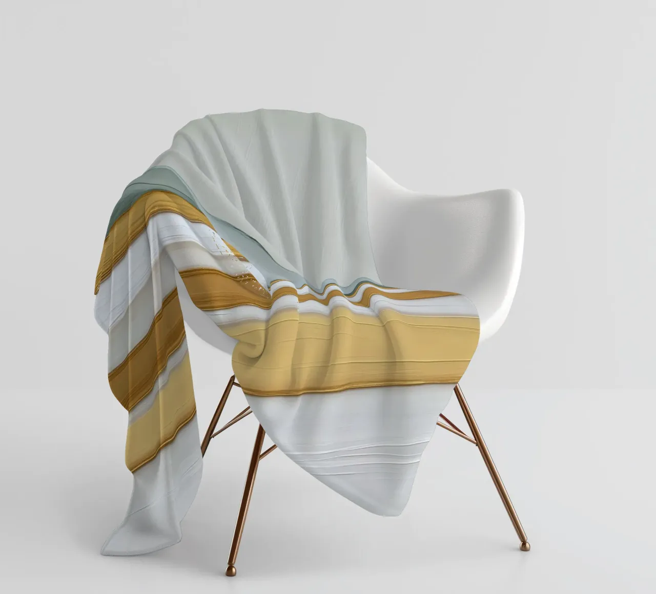 Paesaggio astratto con colline coperta in pile da Imagine
