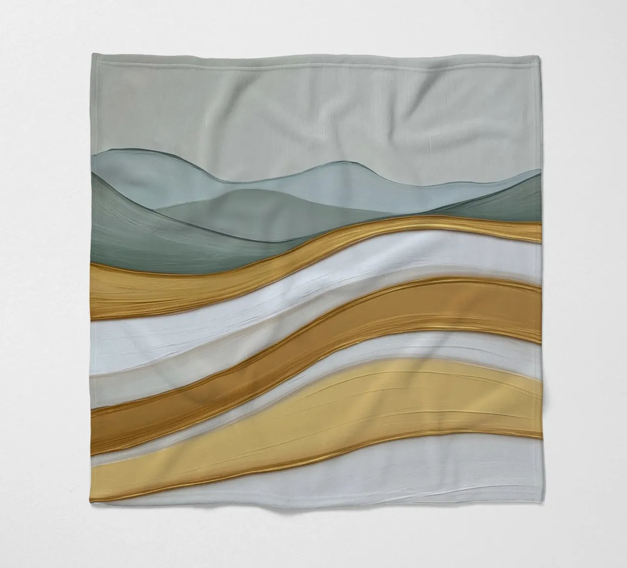 Paesaggio astratto con colline coperta in pile da Imagine