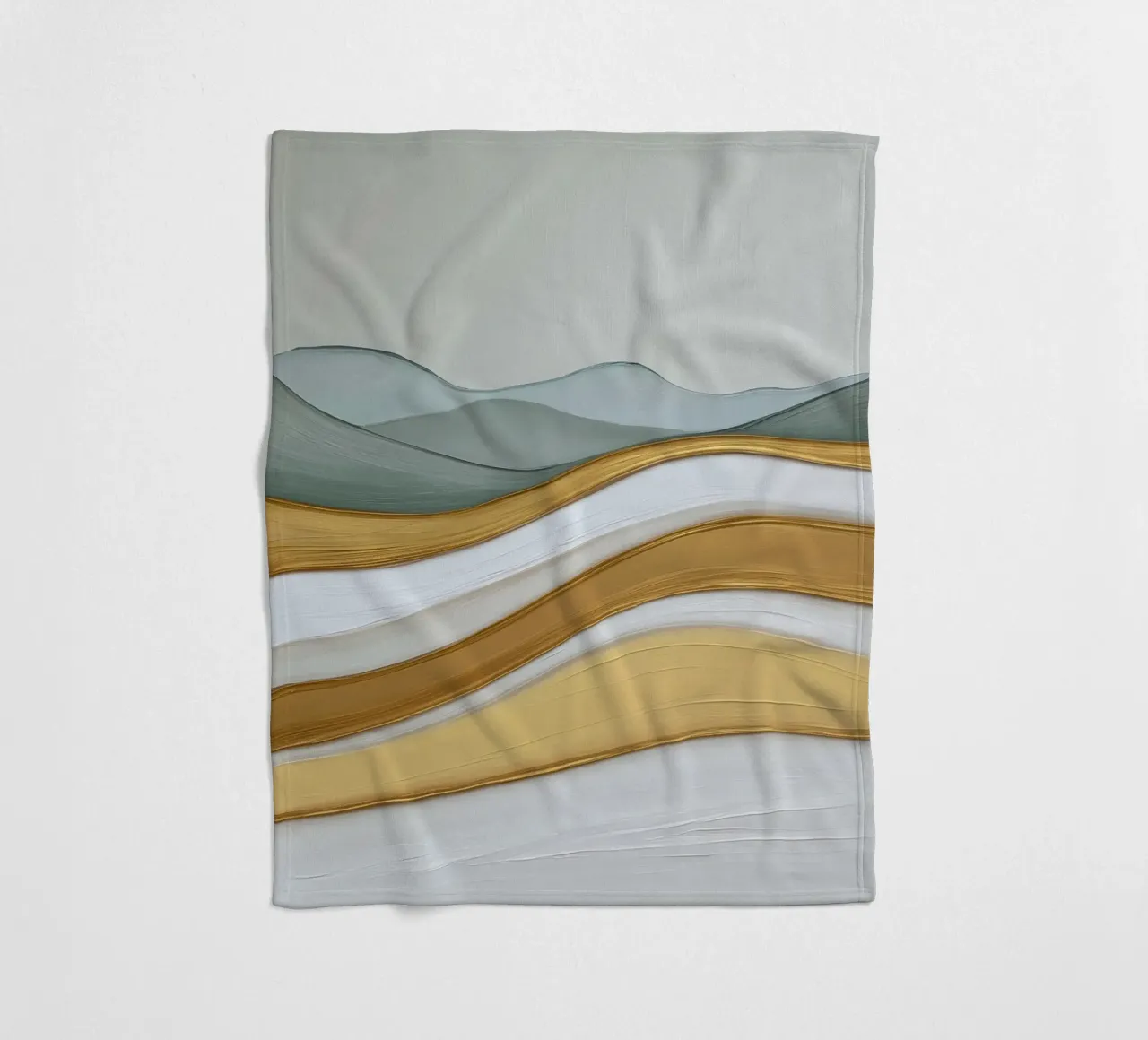 Paesaggio astratto con colline coperta in pile da Imagine