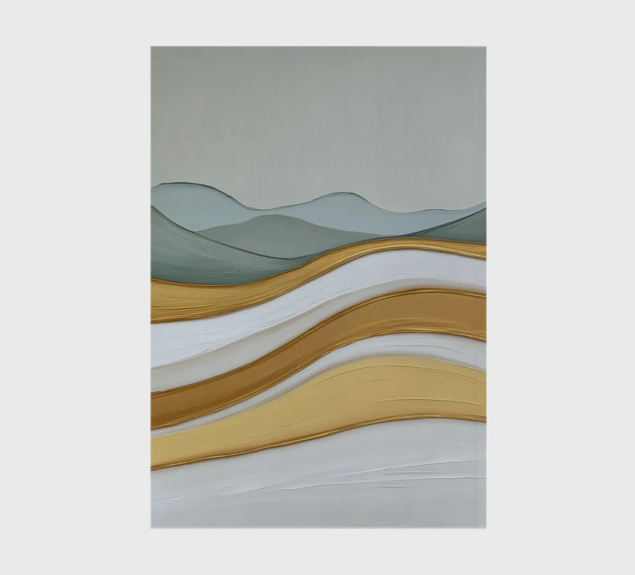 Abstract landscape with hills notebook by Imagine