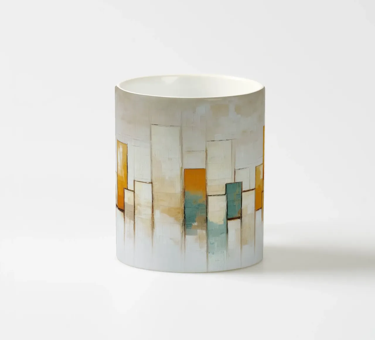 Abstract surfaces ceramic mug by Imagine