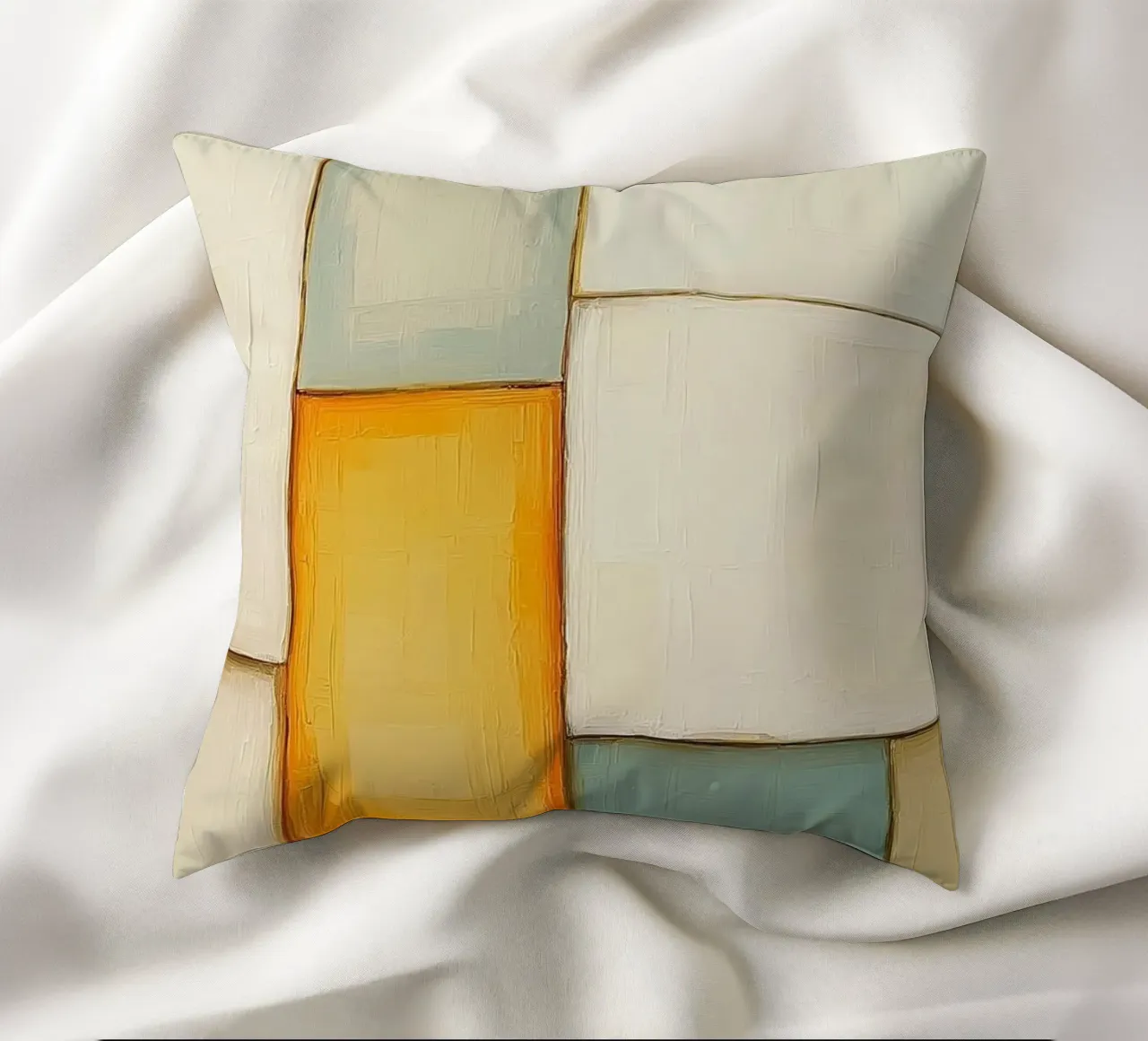 More abstract rectangles decorative cushion by Imagine