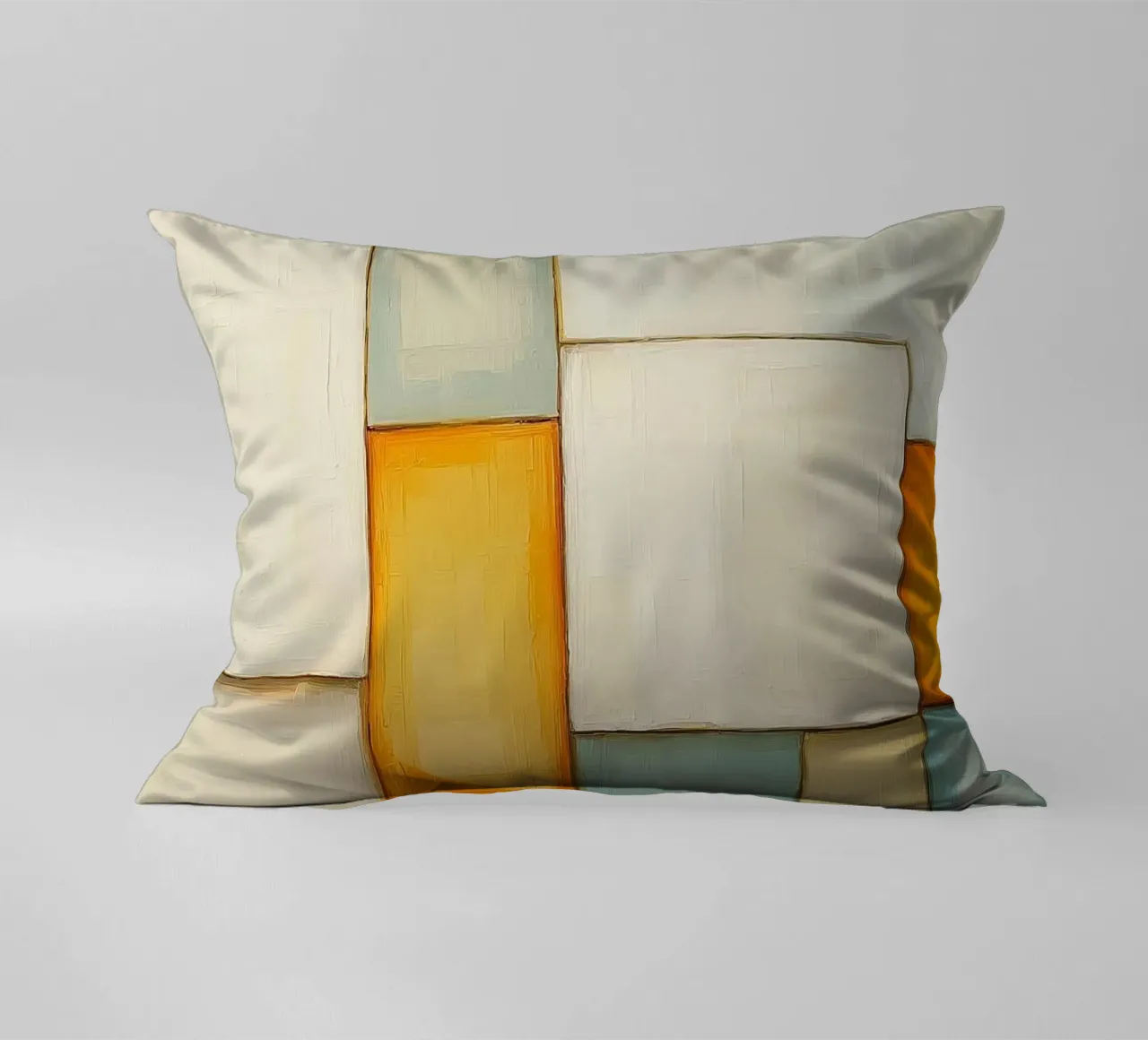More abstract rectangles decorative cushion by Imagine