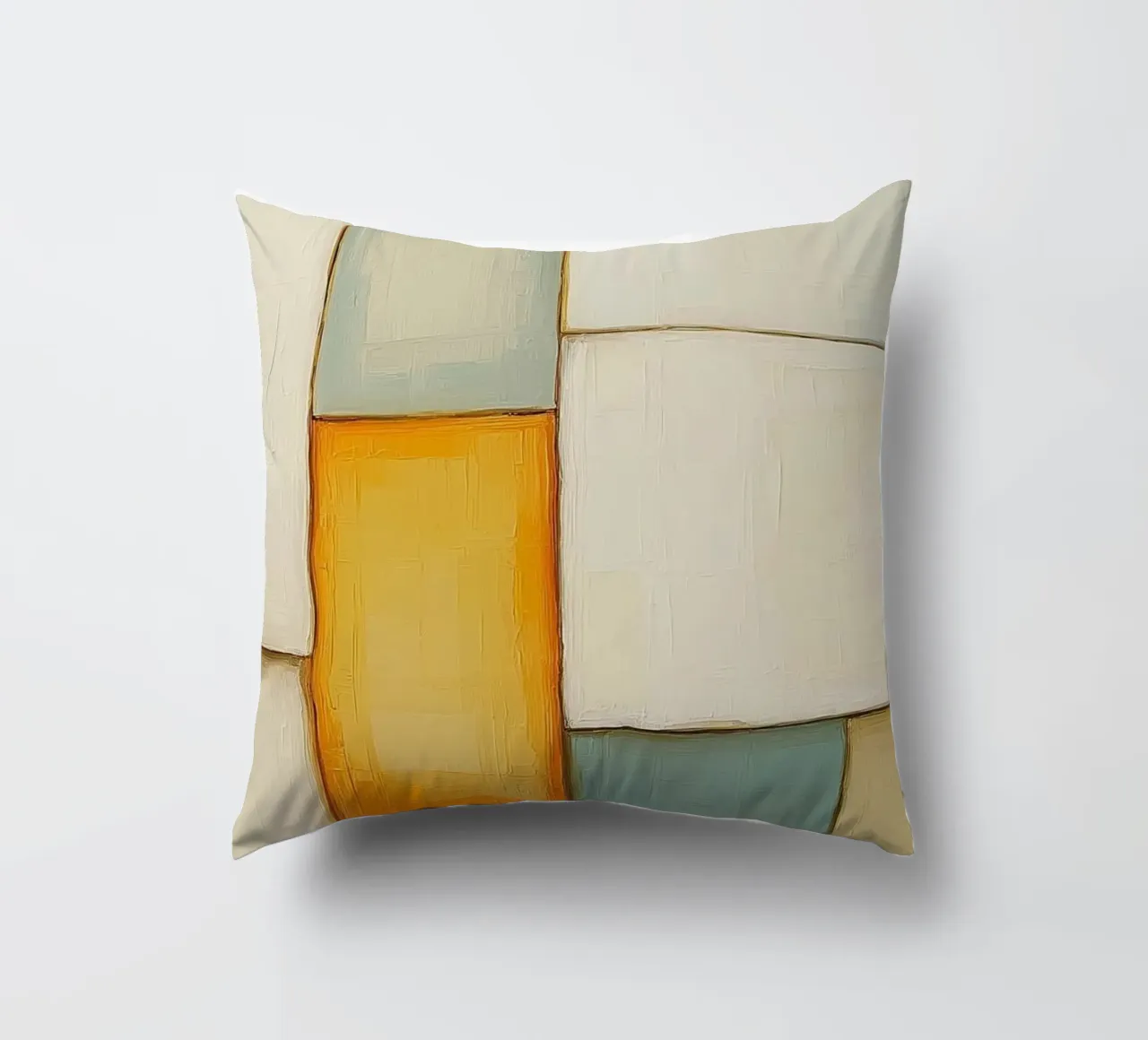 More abstract rectangles decorative cushion by Imagine