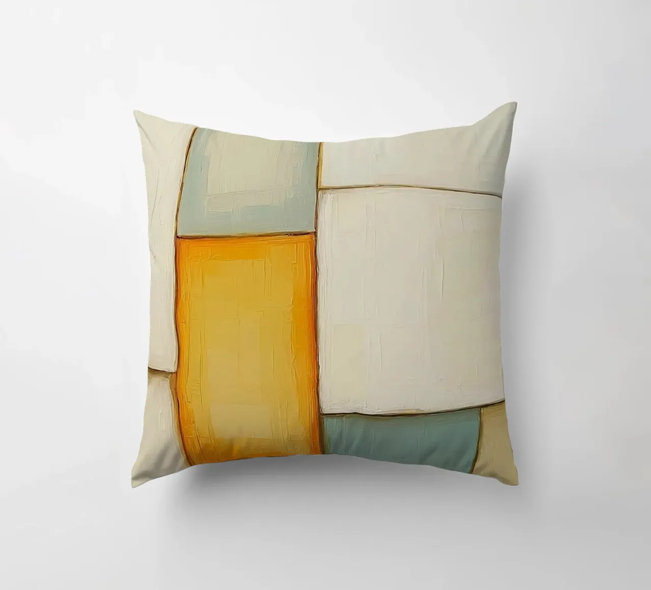 More abstract rectangles decorative cushion by Imagine