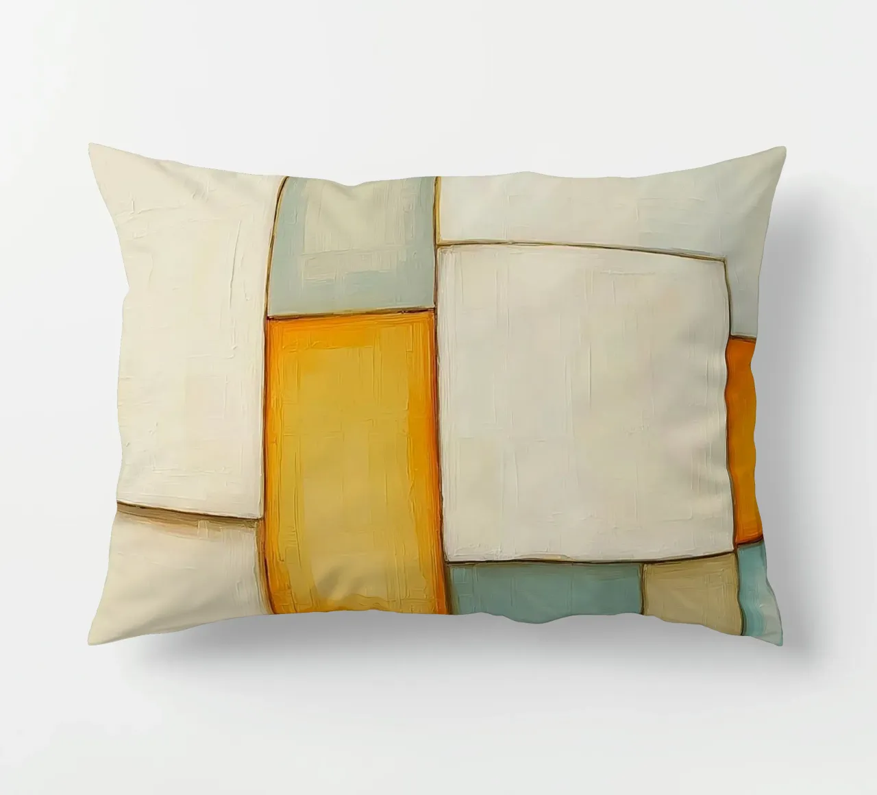 More abstract rectangles decorative cushion by Imagine