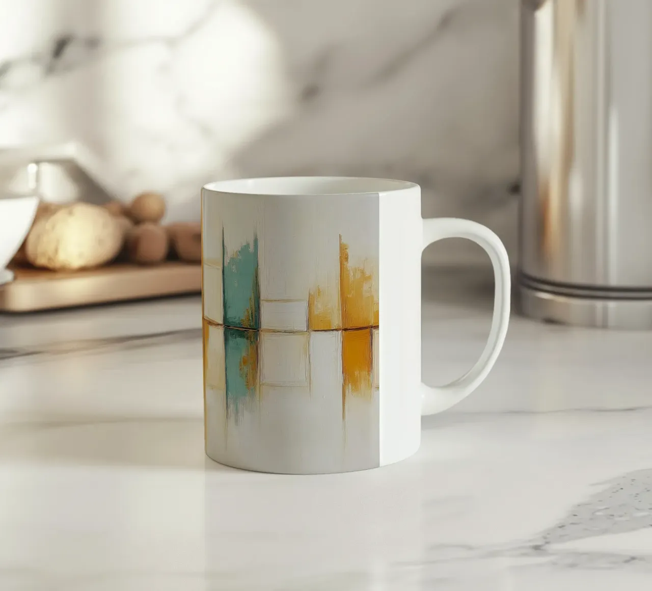 Superfici astratte tazza in ceramica da Imagine