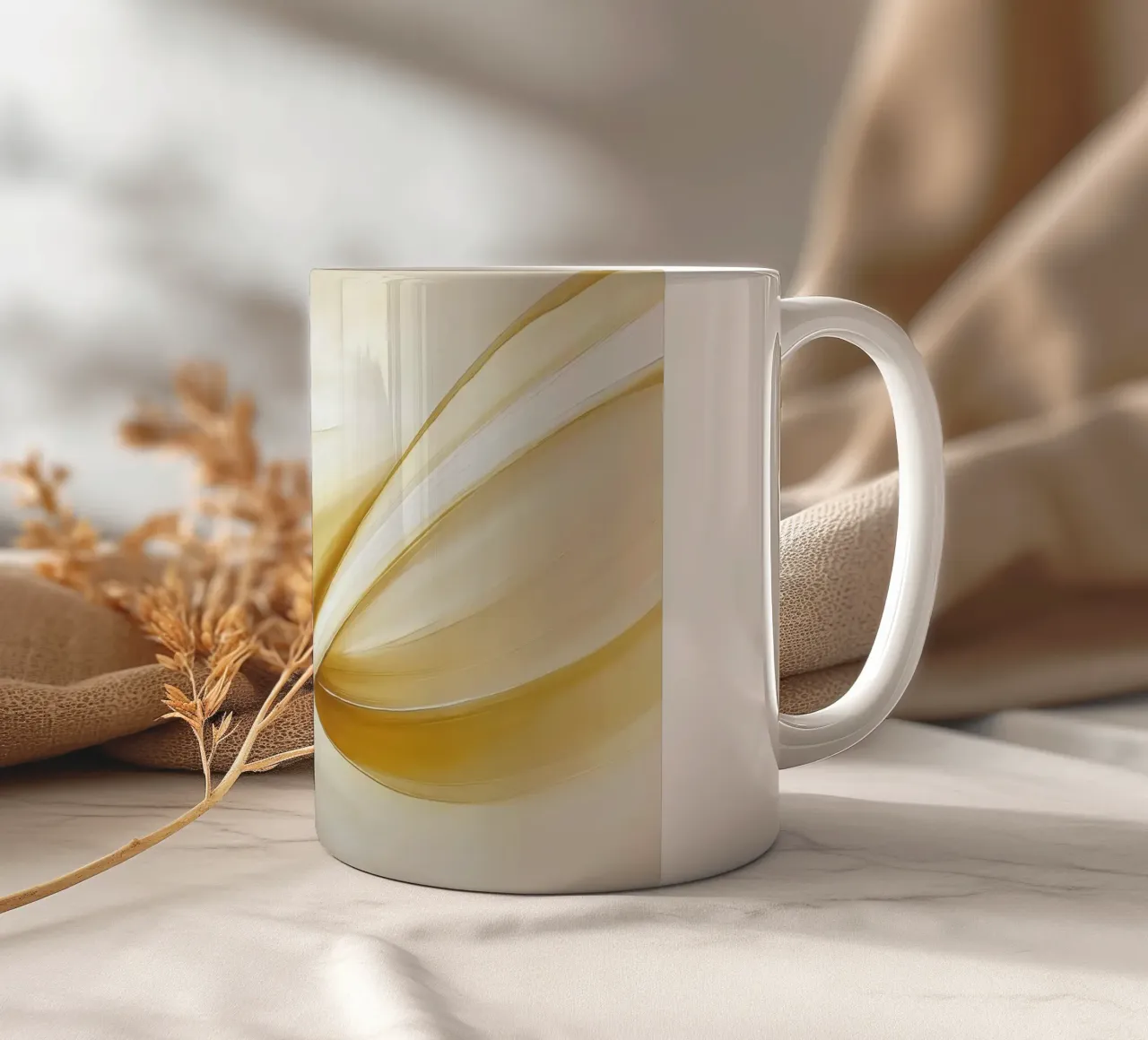 Onda d'oro tazza in ceramica da Imagine