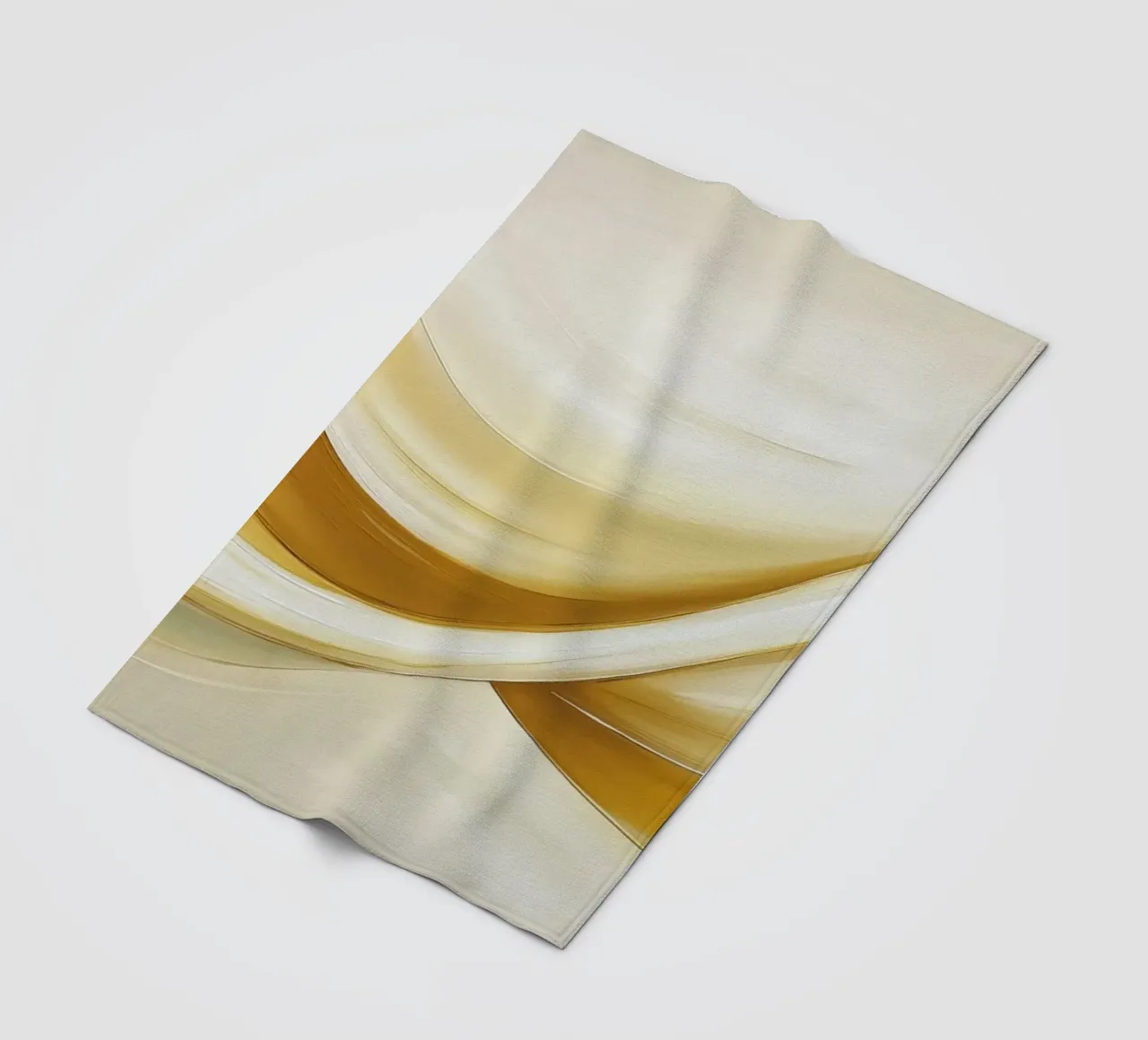 Onda d'oro coperta in pile da Imagine