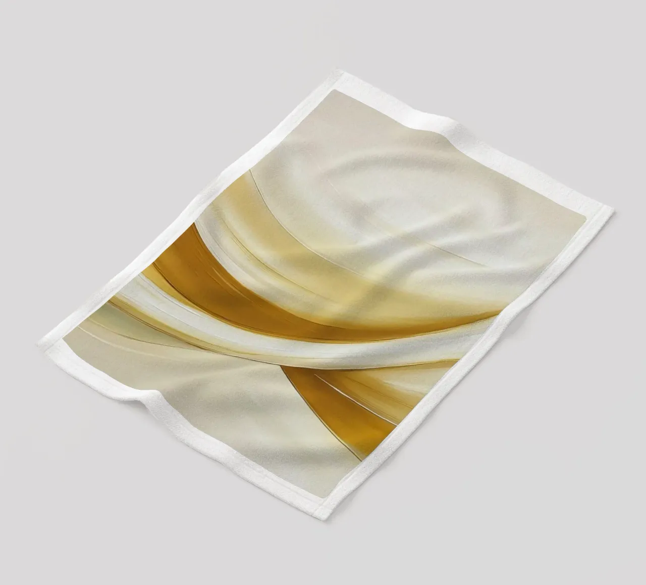 Onda d'oro coperta in pile da Imagine