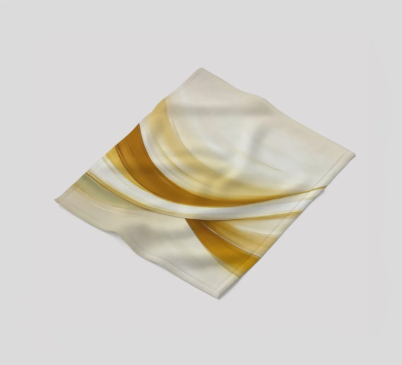 Onda d'oro coperta in pile da Imagine