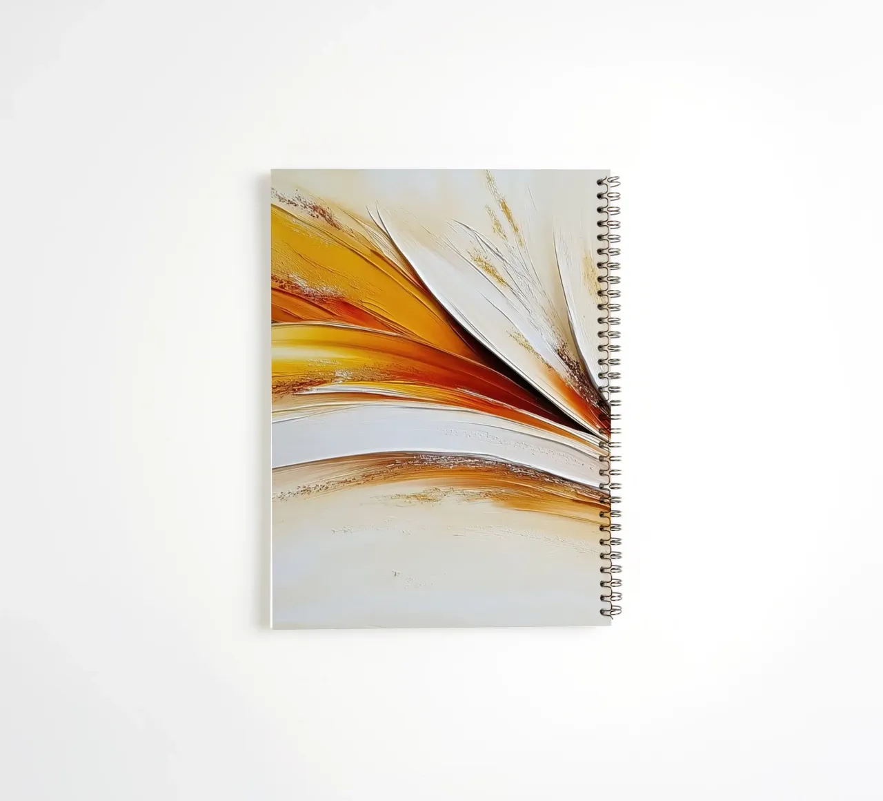 Abstract shapes in primary colours spiral notebook by Imagine