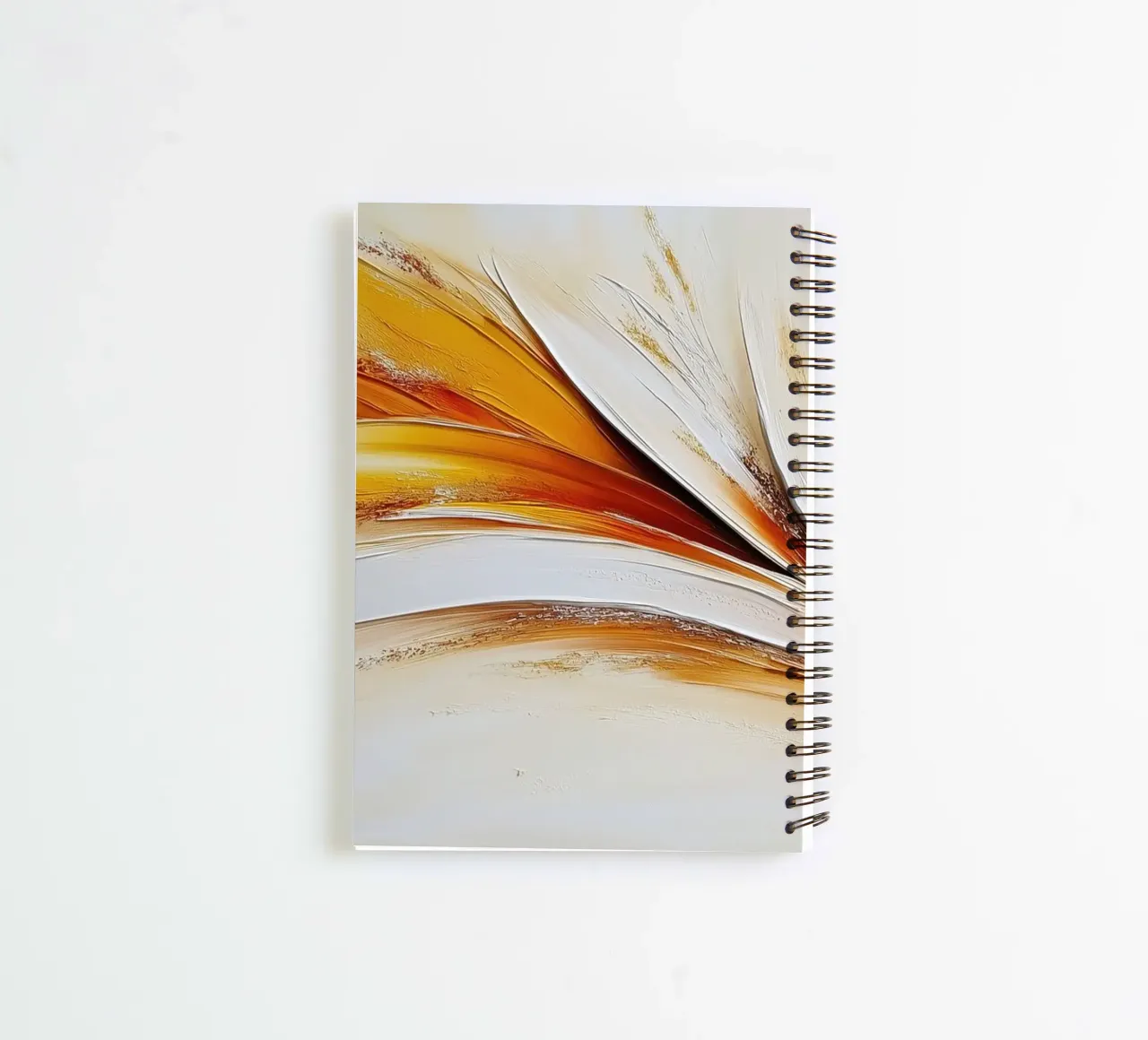 Abstract shapes in primary colours spiral notebook by Imagine