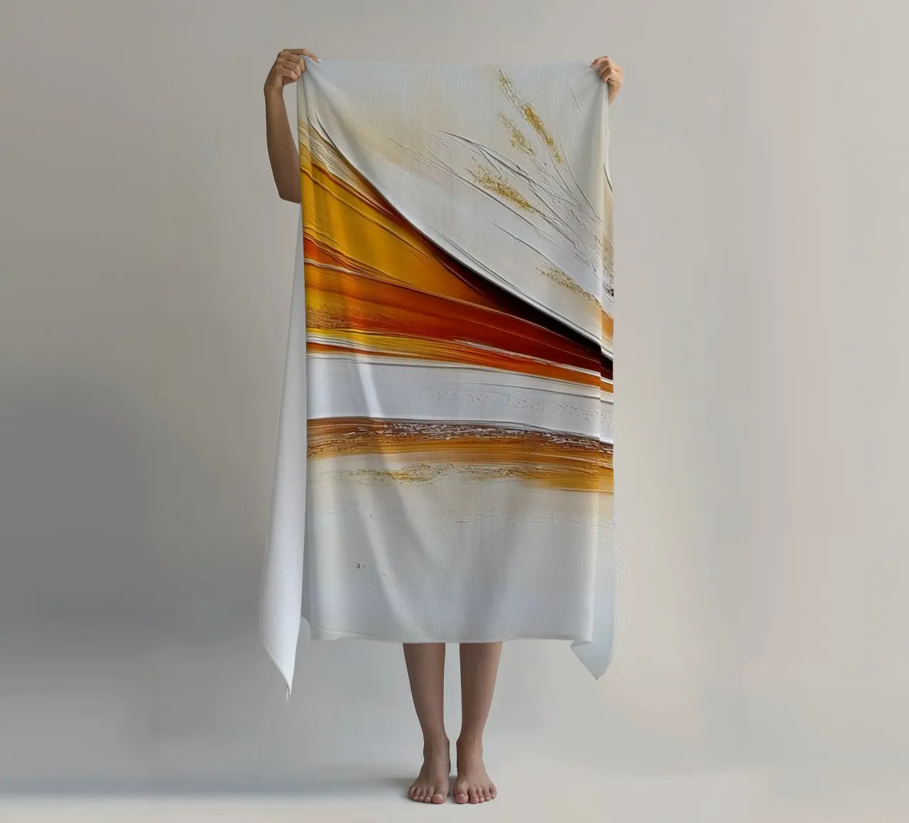Forme astratte con colori primari telo mare da Imagine