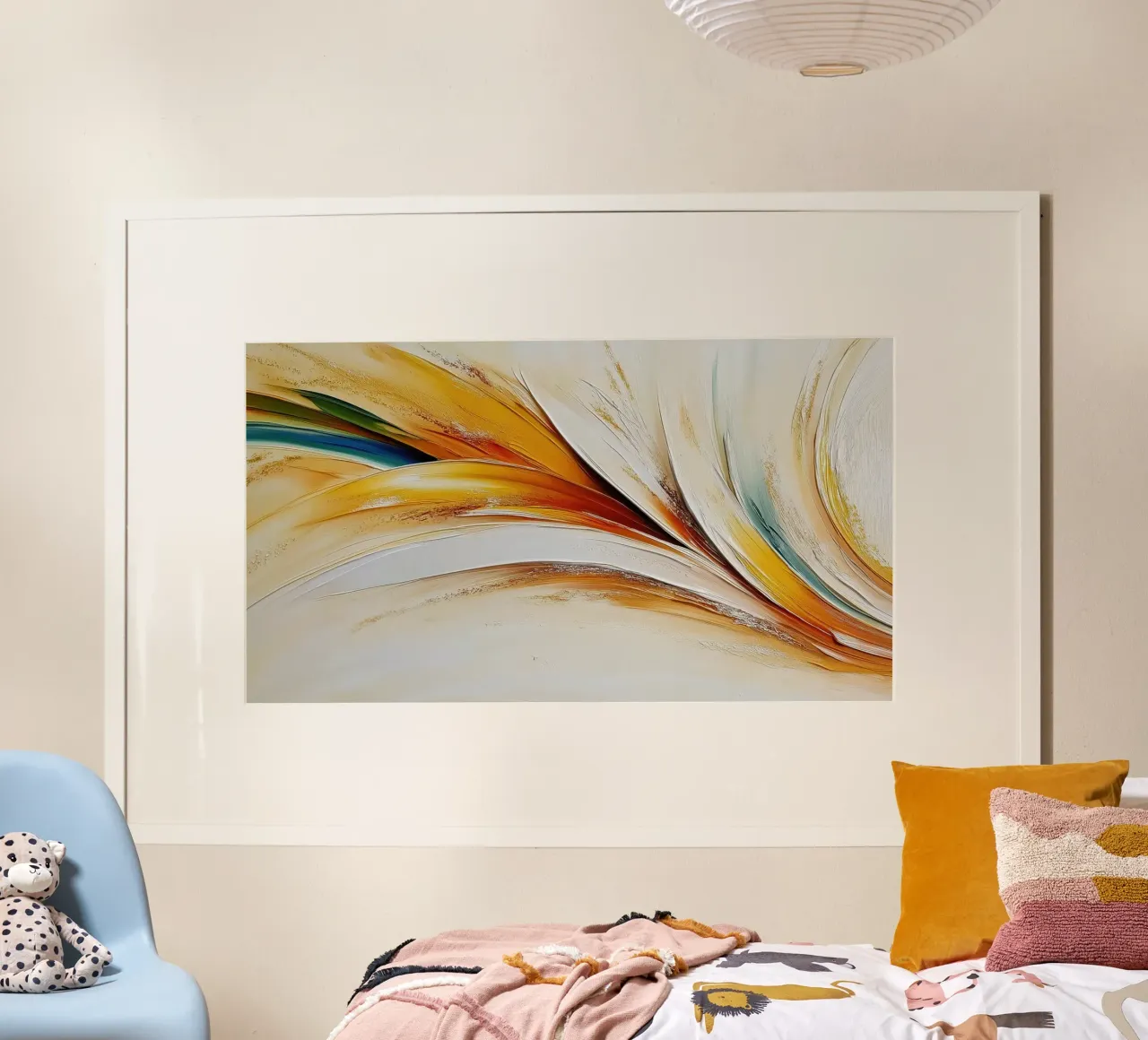 Forme astratte con colori primari carta hahnemühle da Imagine