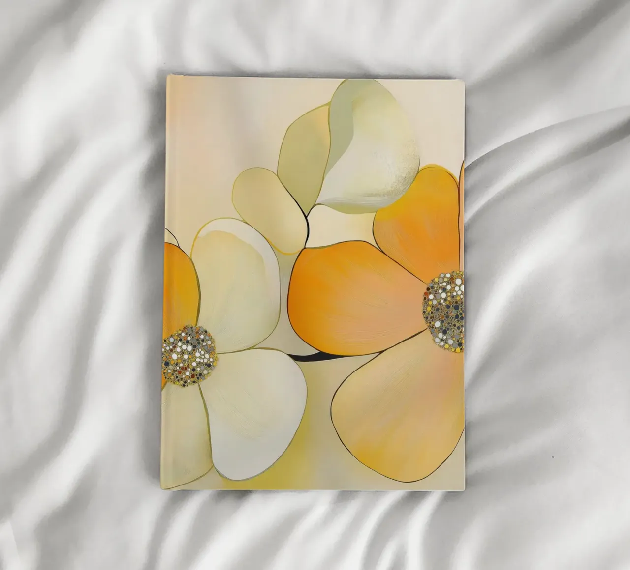 Abstract flowers notebook by Imagine