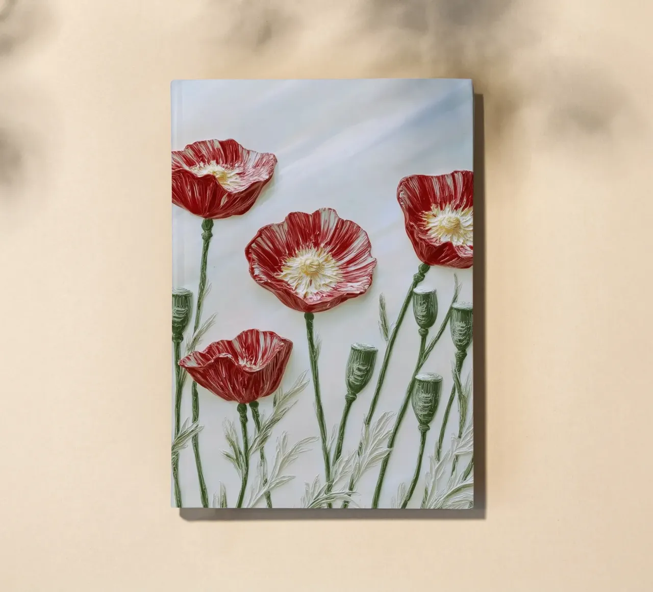 Rote Blumen Notizbuch von Imagine