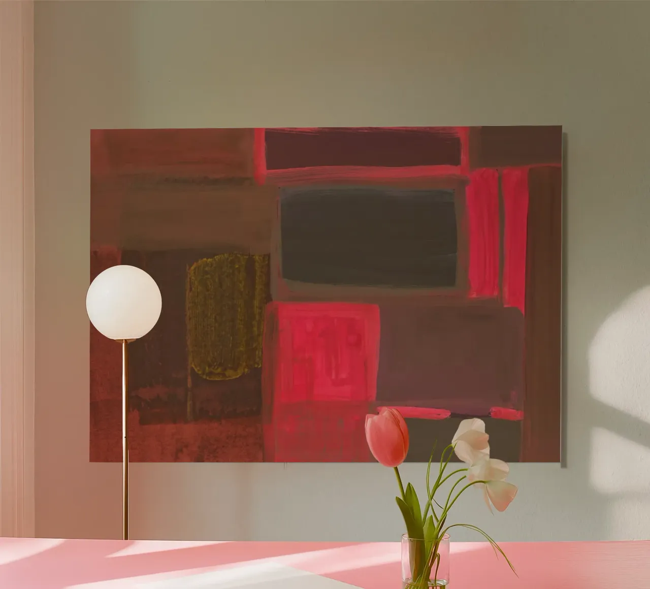 modern abstract 1 alluminio dibond da IRIS LEHNHARDT FINE ART