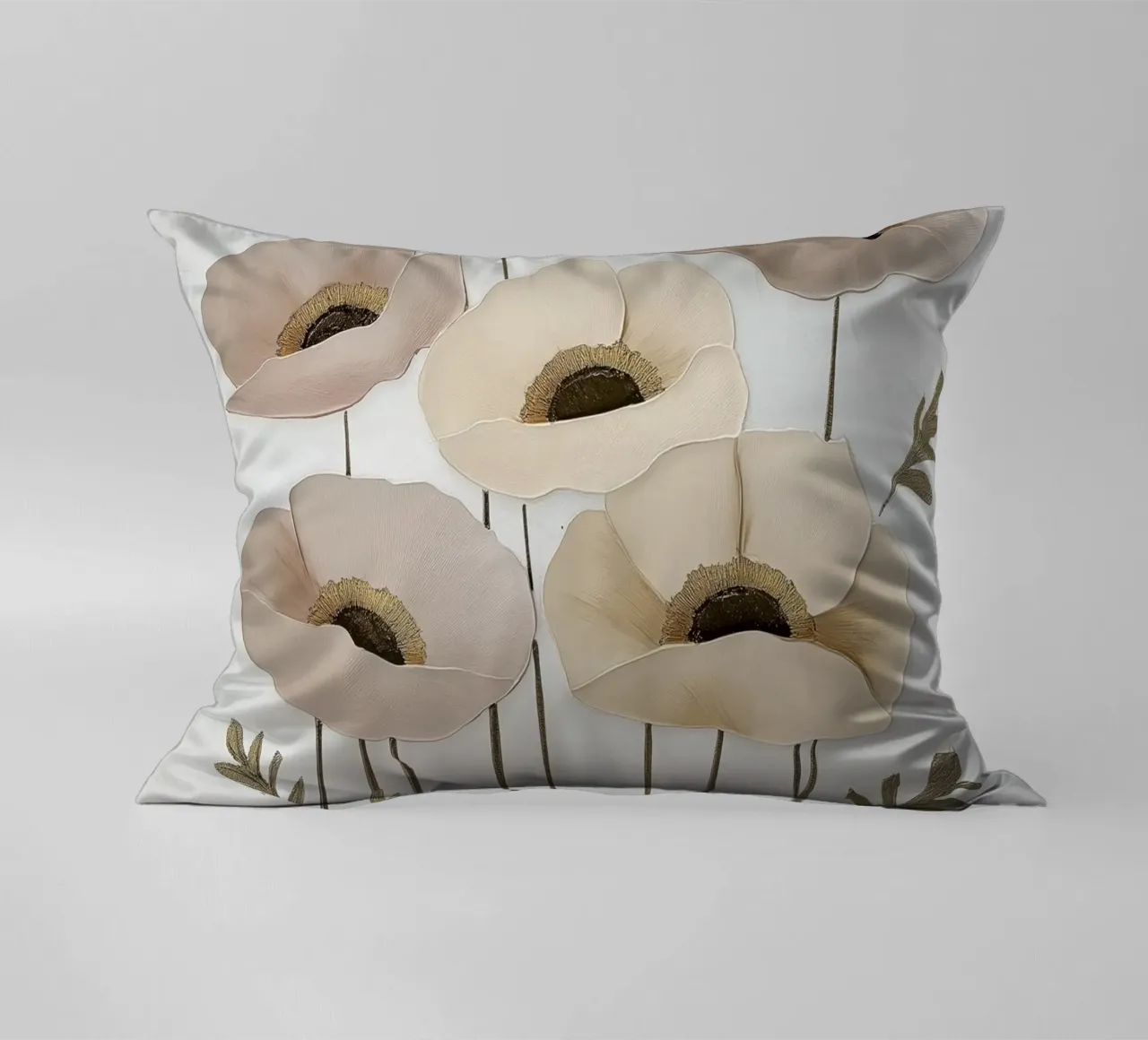 Papaveri beige cuscino da Imagine
